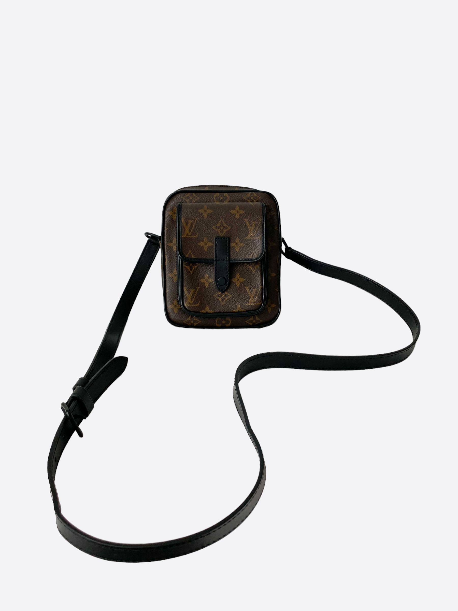 Louis Vuitton Christopher Wearable Wallet Monogram Macassar Brown
