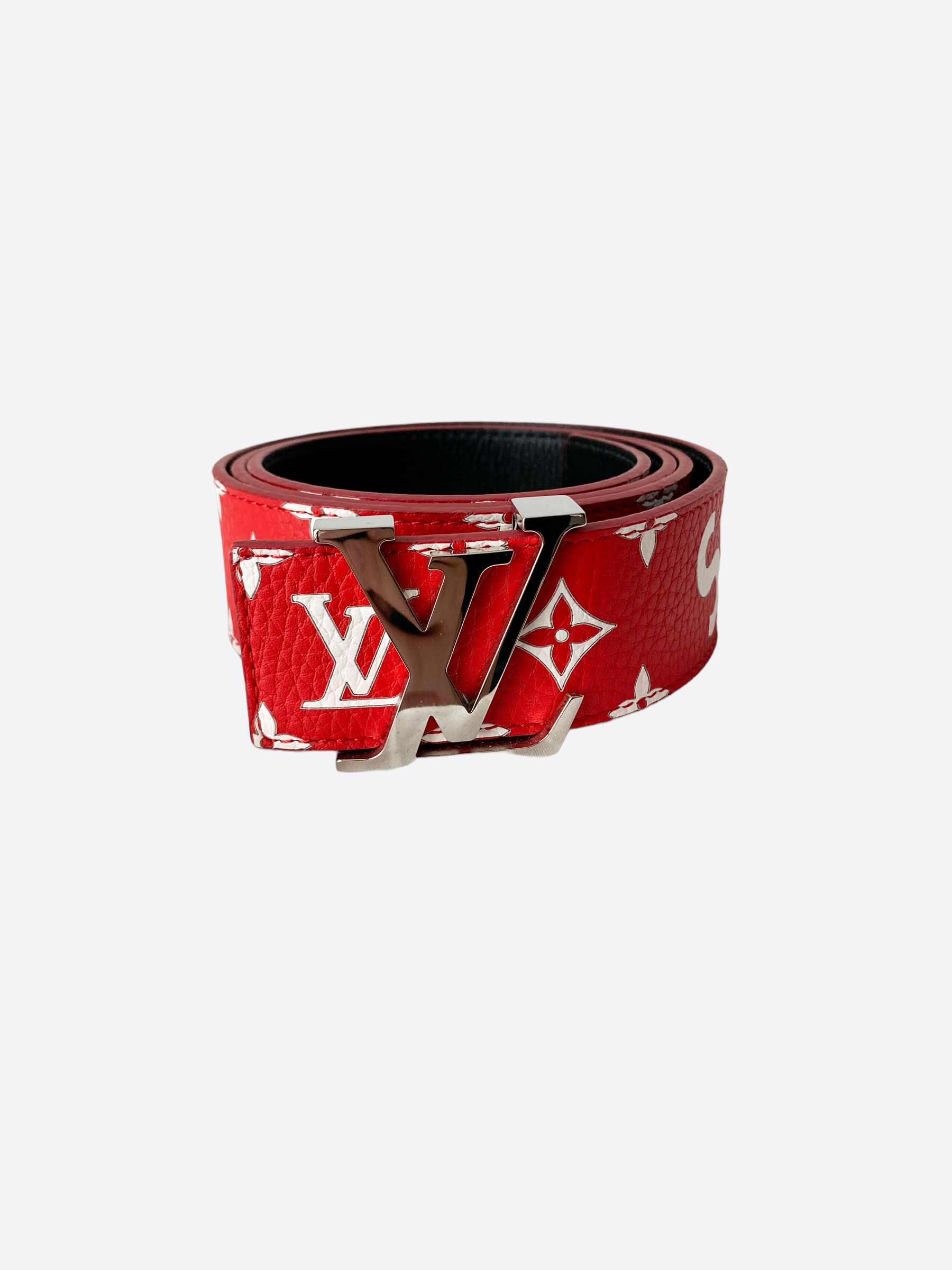 Shop Louis Vuitton Men's Red Belts