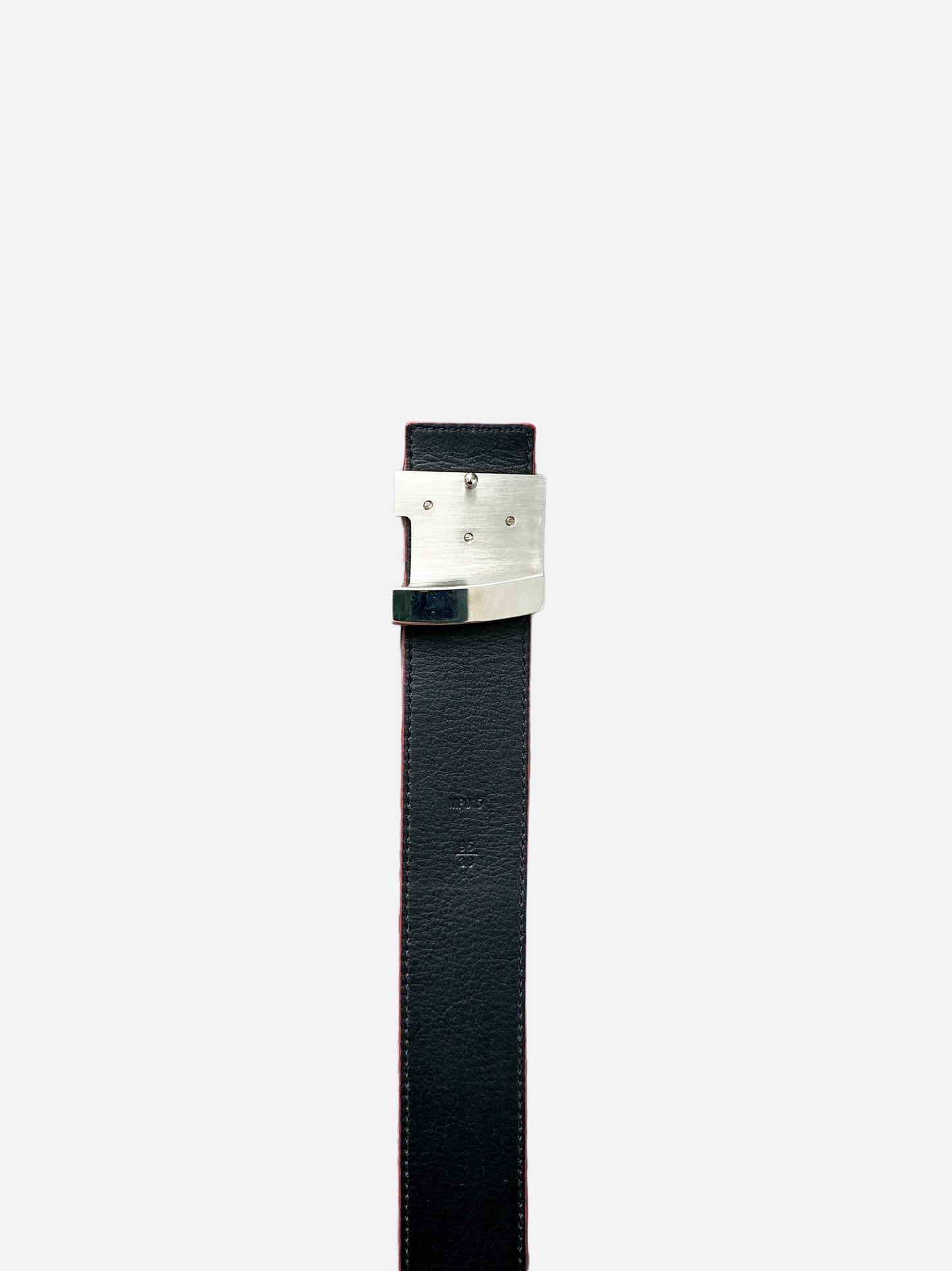 Louis Vuitton Supreme Red Monogram Leather Belt