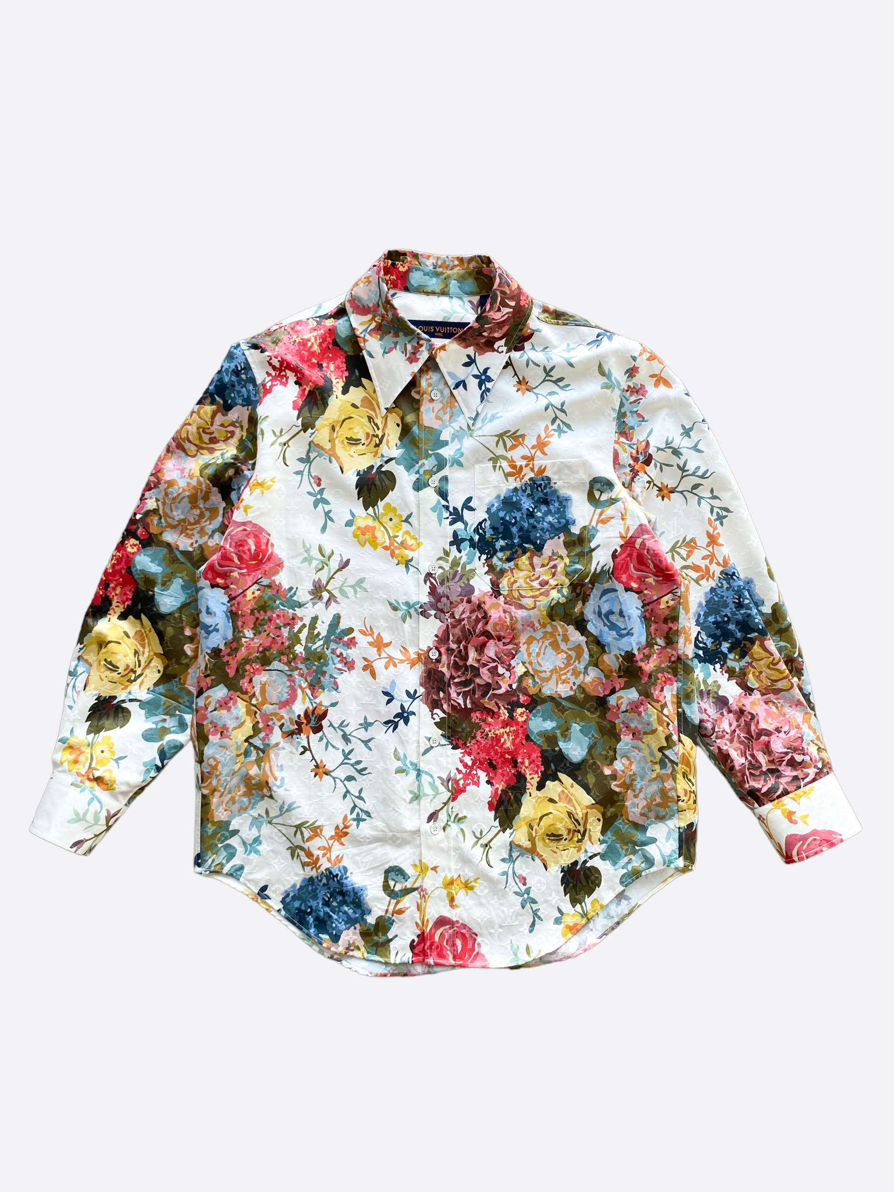 Pre-owned Louis Vuitton Silk Shirt In Multicolour