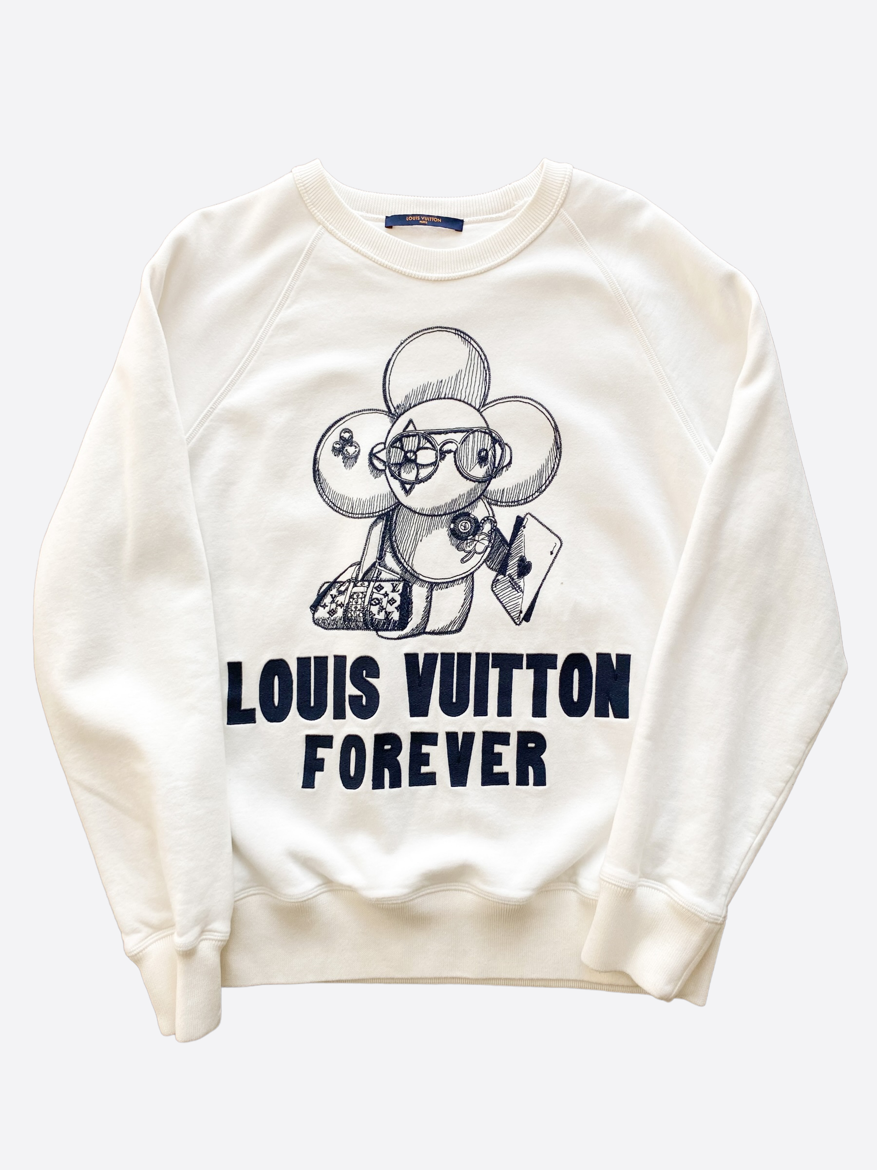 Louis Vuitton 2018 Vivienne Forever Sweatshirt - White Sweatshirts