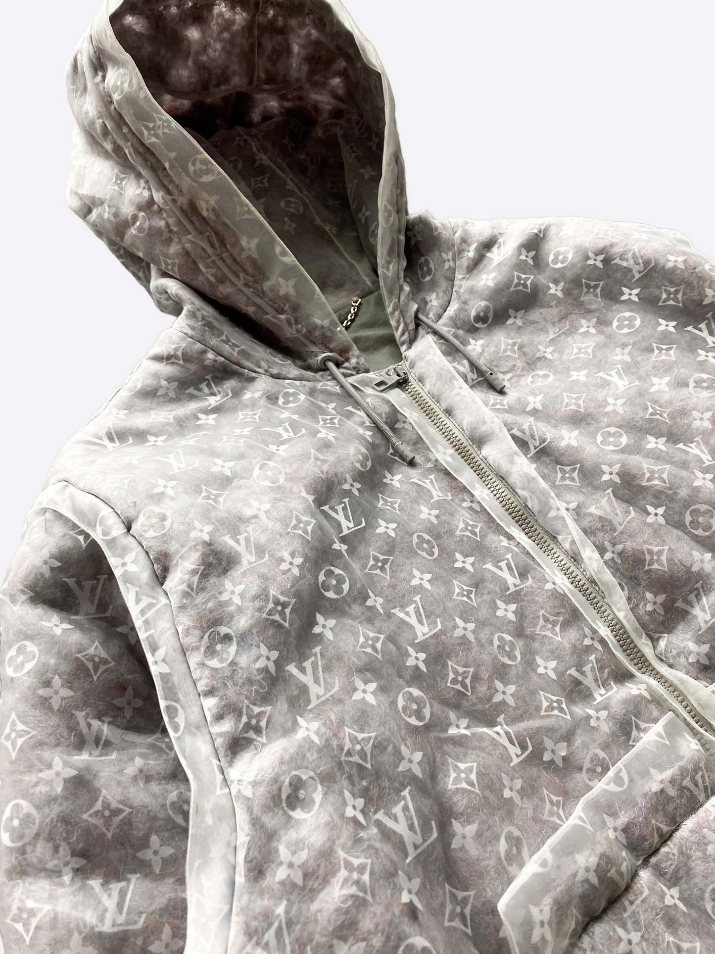 Louis Vuitton Monogram Organza Padded Blouson