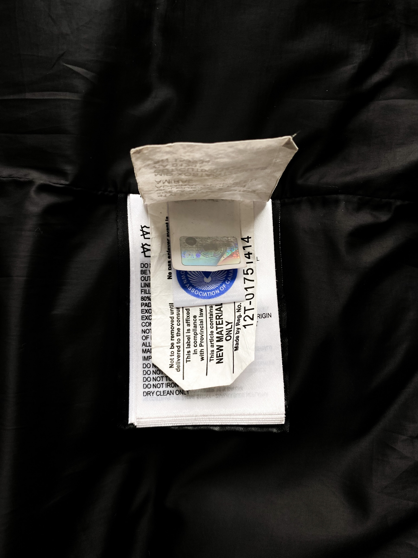 Canada Goose Admiral Blue Wedgemount Black Label Men's Jacket