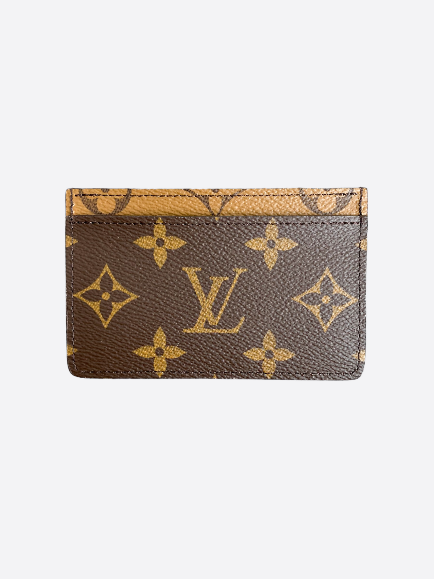 Louis Vuitton Brown Reverse Monogram Cardholder