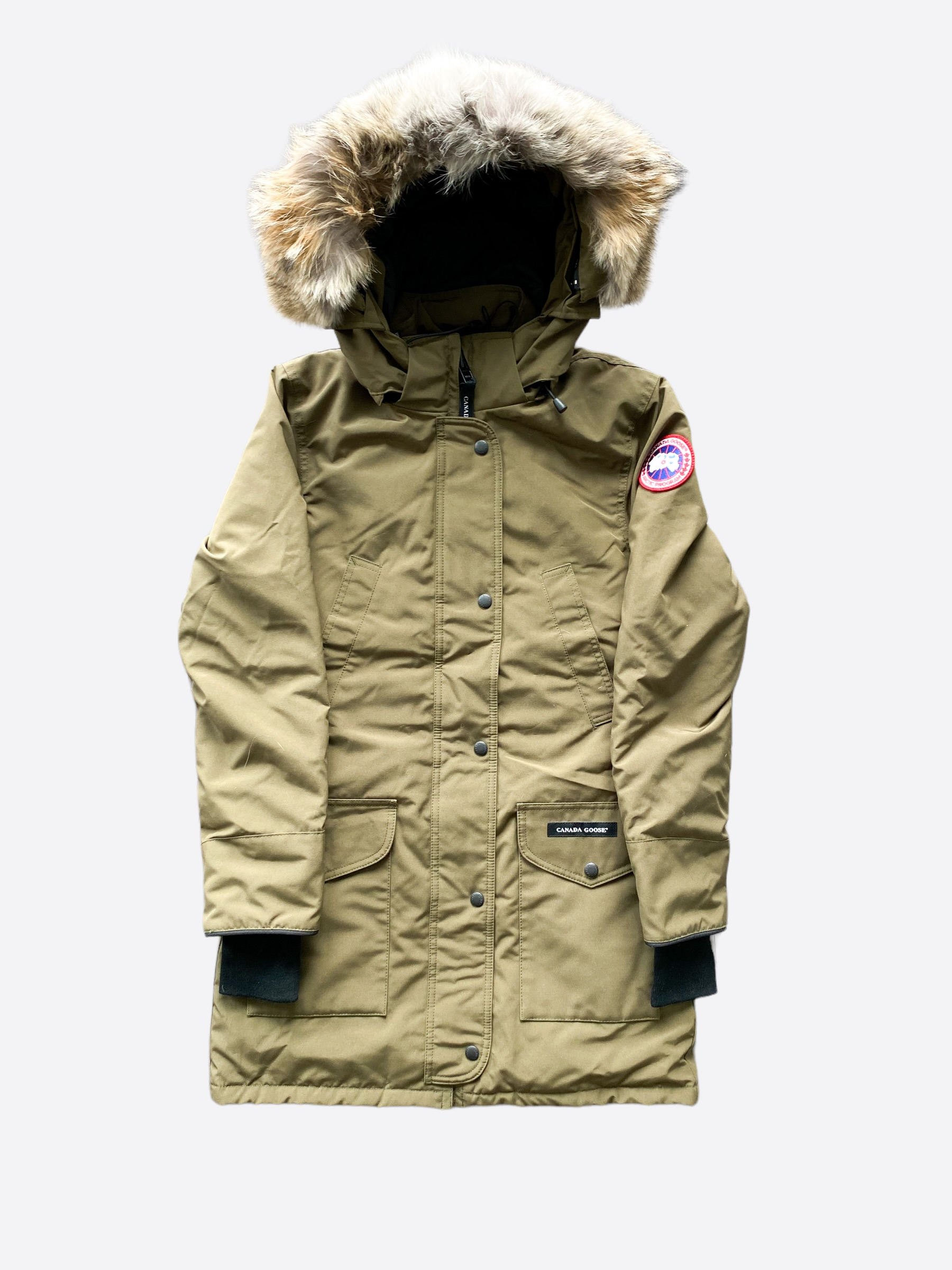 Canada goose sales jacket womens green