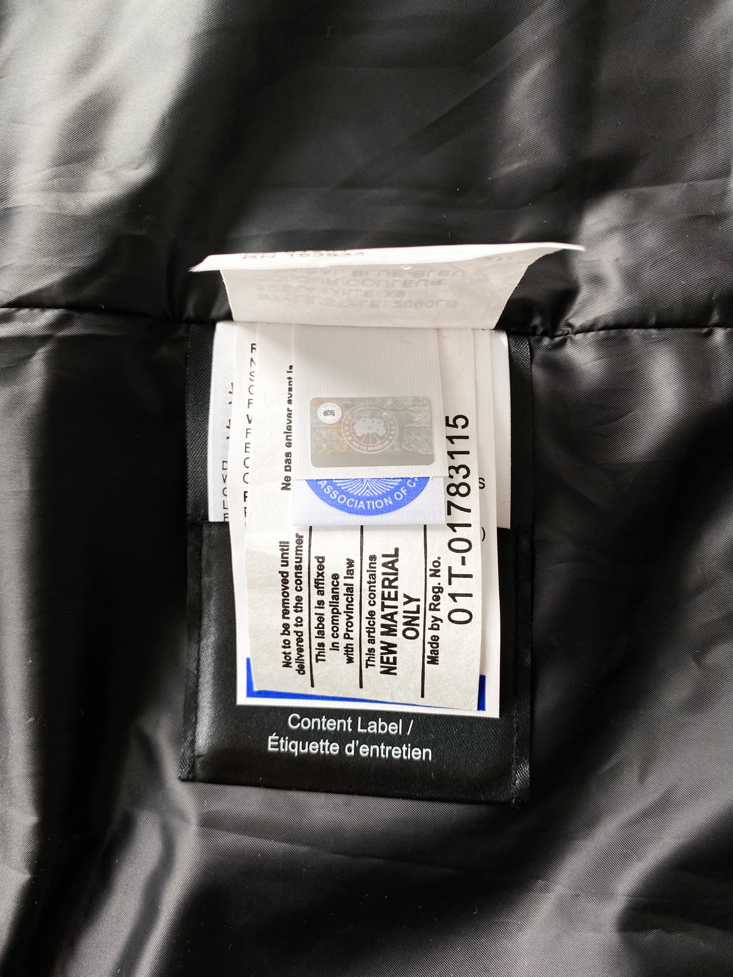 Canada Goose Navy Lorette Black Label Women's Jacket