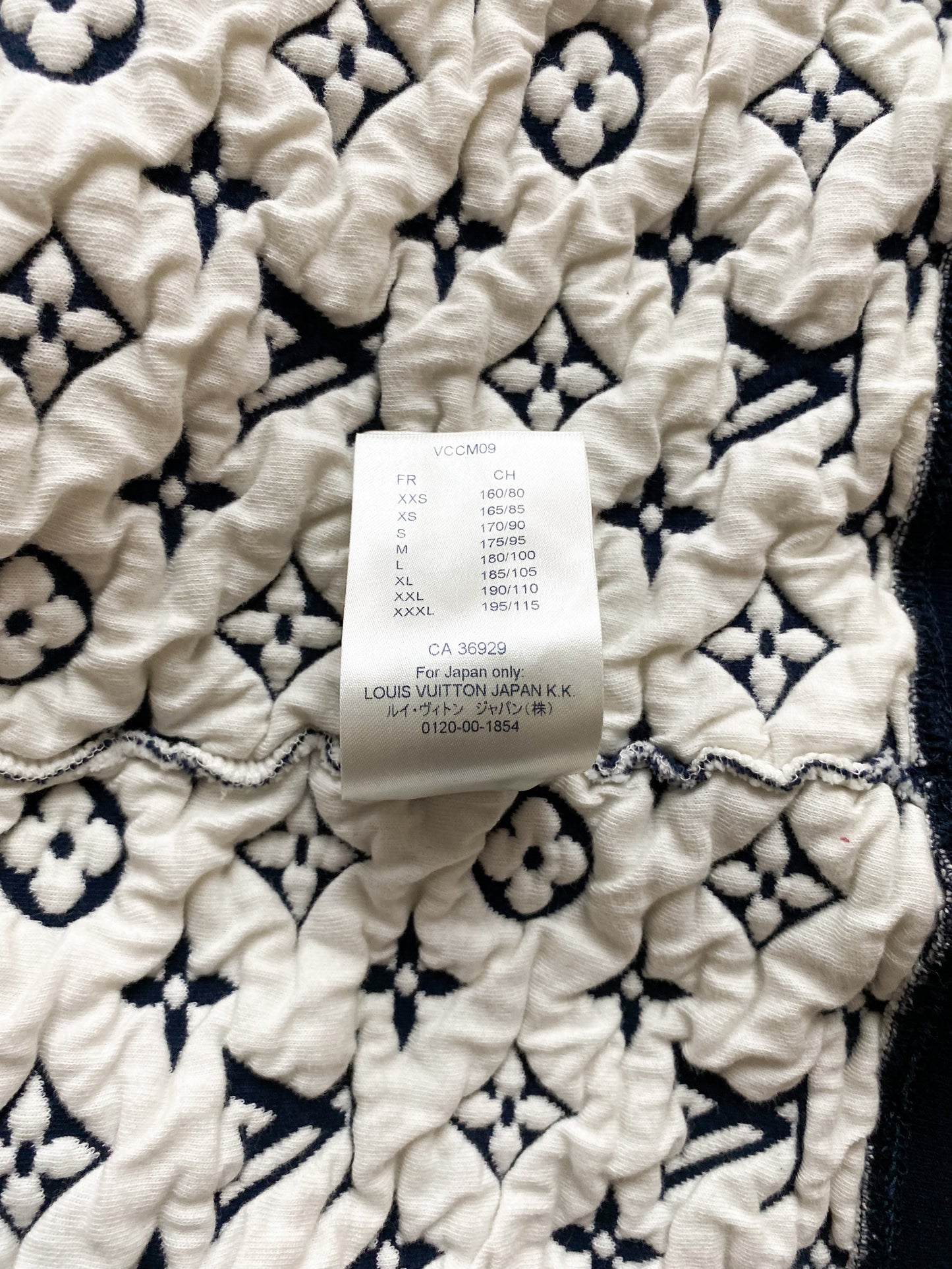 Louis Vuitton Navy Monogram Sweater
