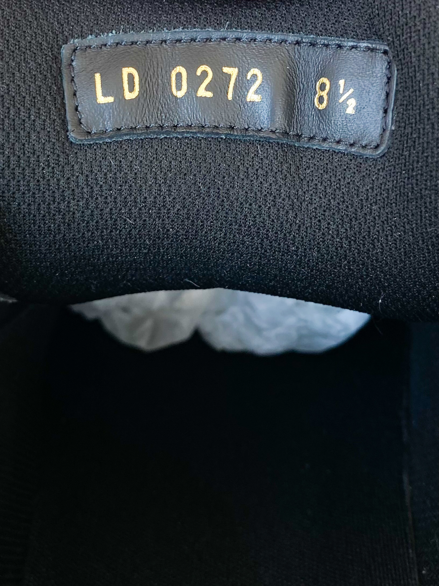 Louis Vuitton Black & Blue Trainers