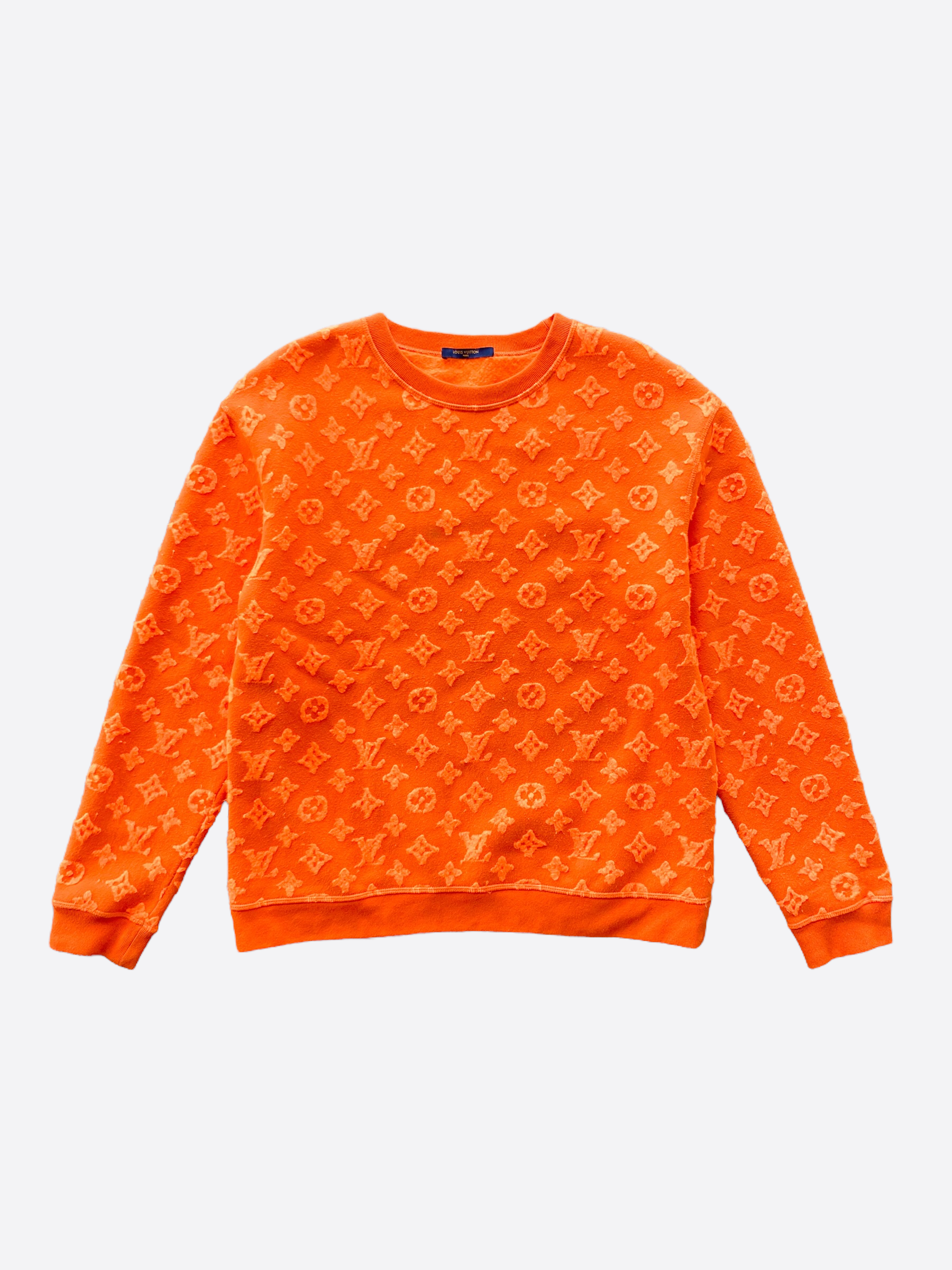 louis vuitton sweatshirt orange