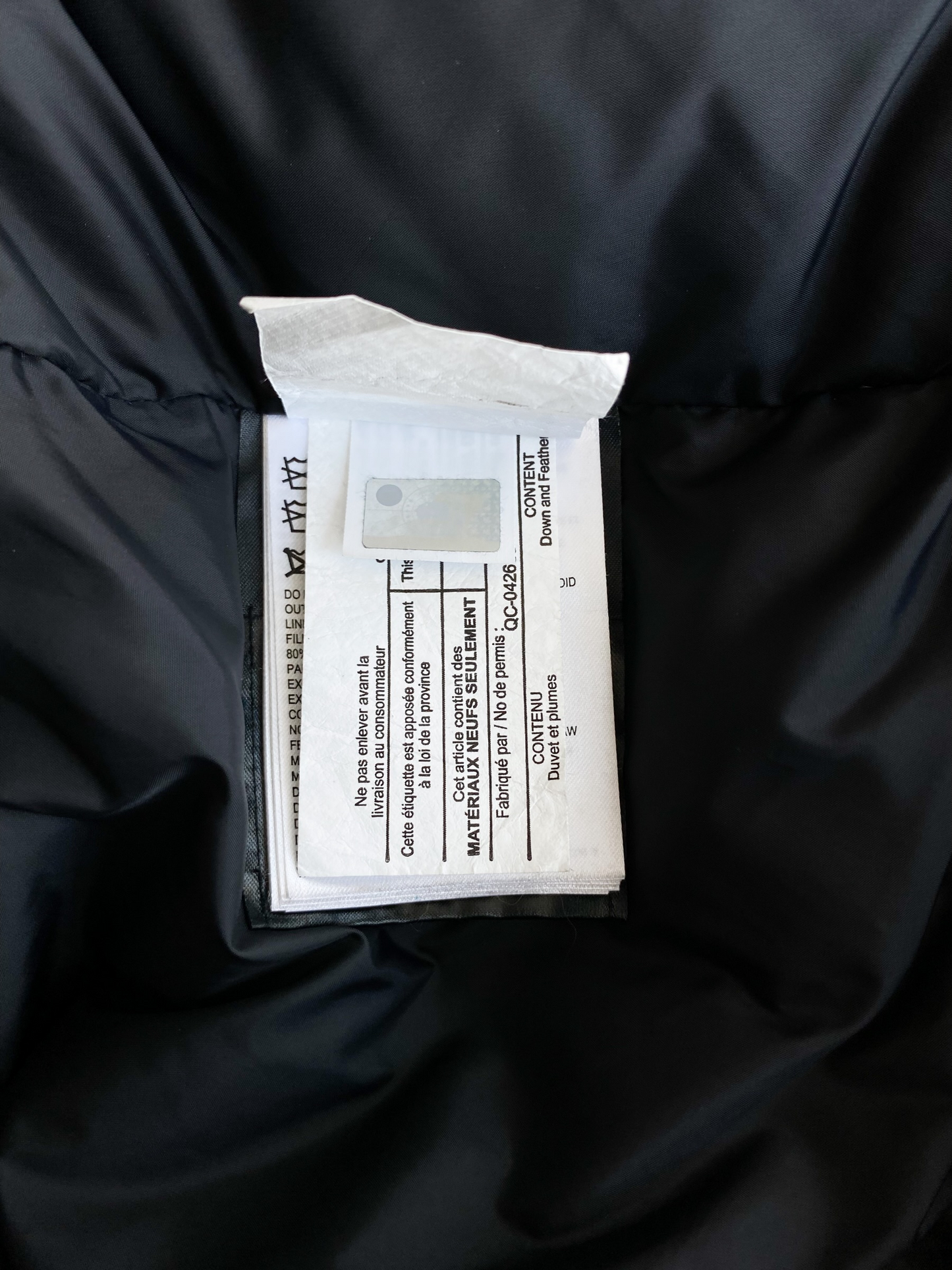 Canada Goose Black Chateau Men's Jacket