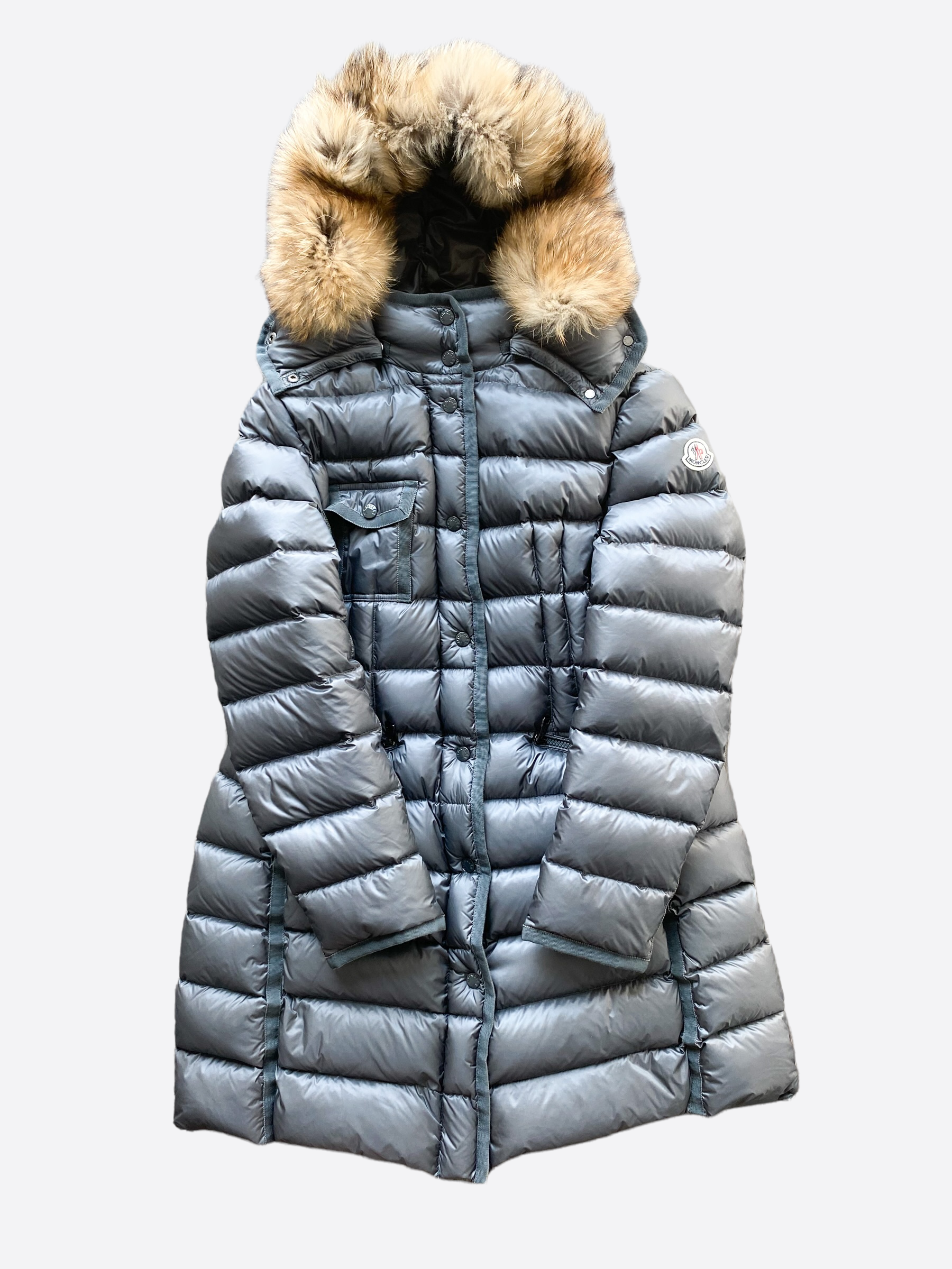 Moncler Grey Hemifur Women s Jacket