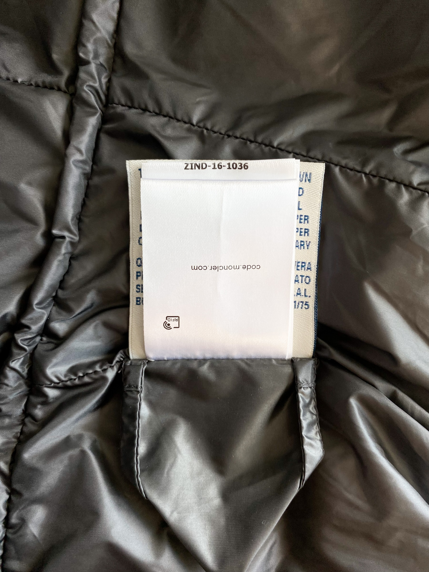 Moncler Grey Hemifur Women's Jacket