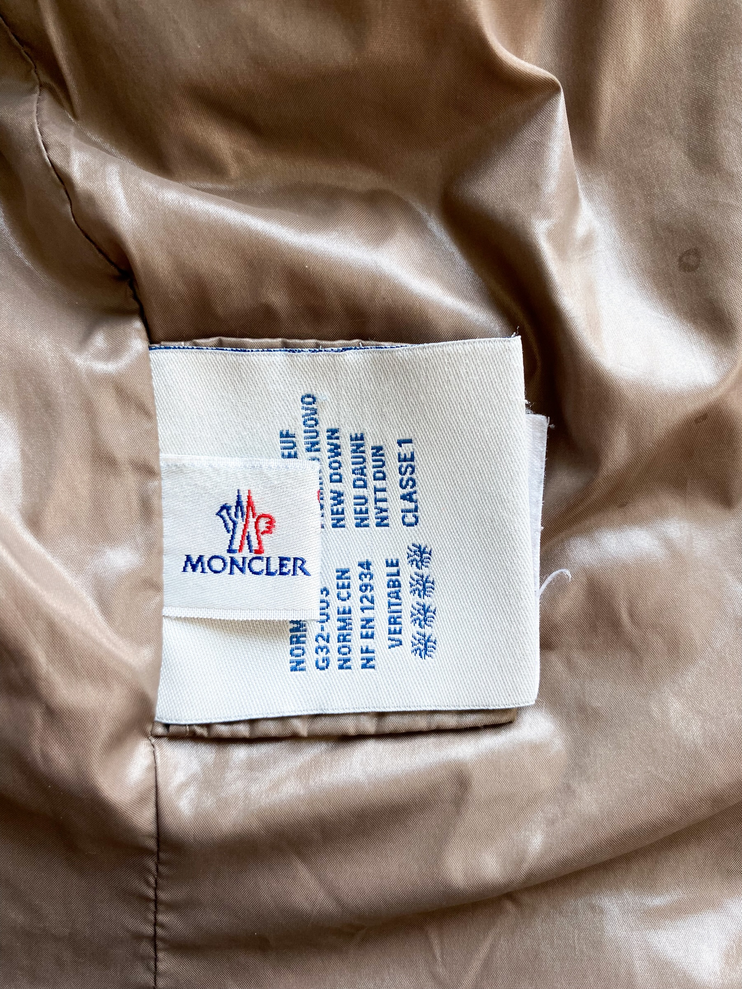 Moncler Light Brown Bady Women's Jacket