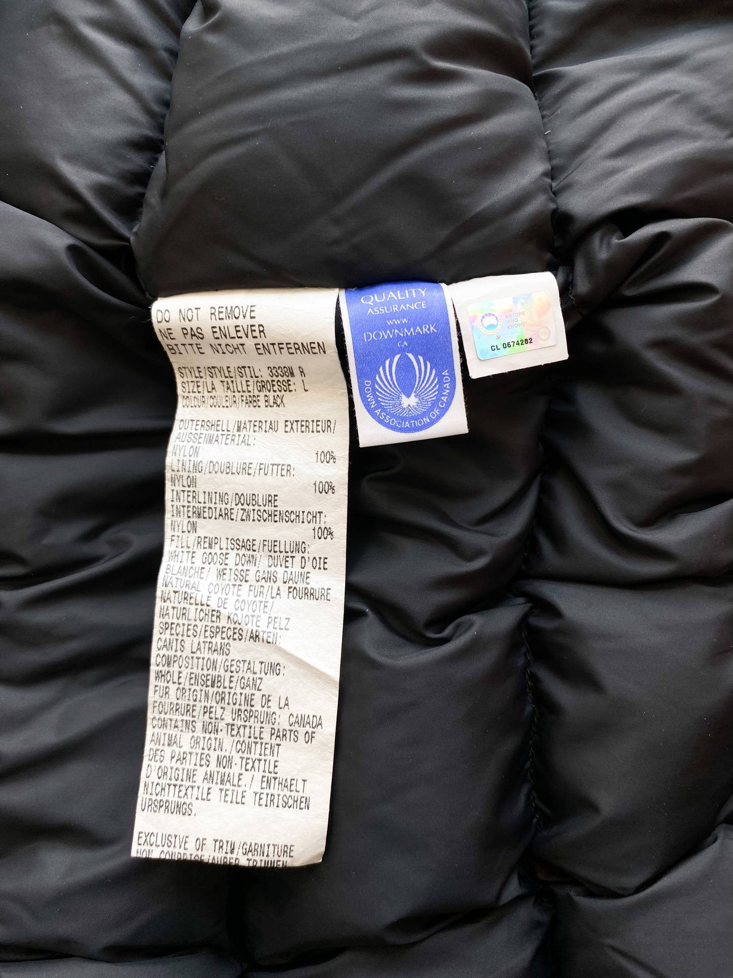 Canada Goose Black Yukon Black Label Men's Jacket