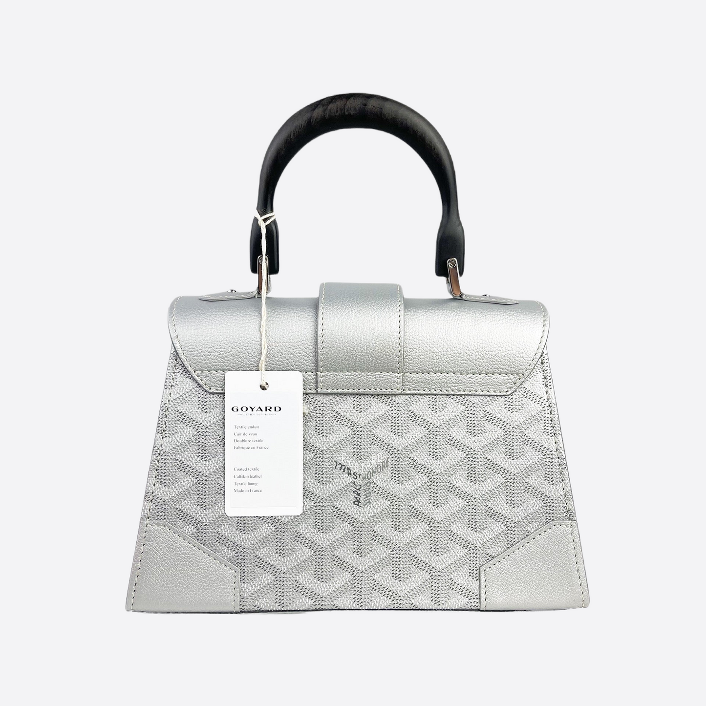 Silver Goyard Sac Saigon Mini Structure
