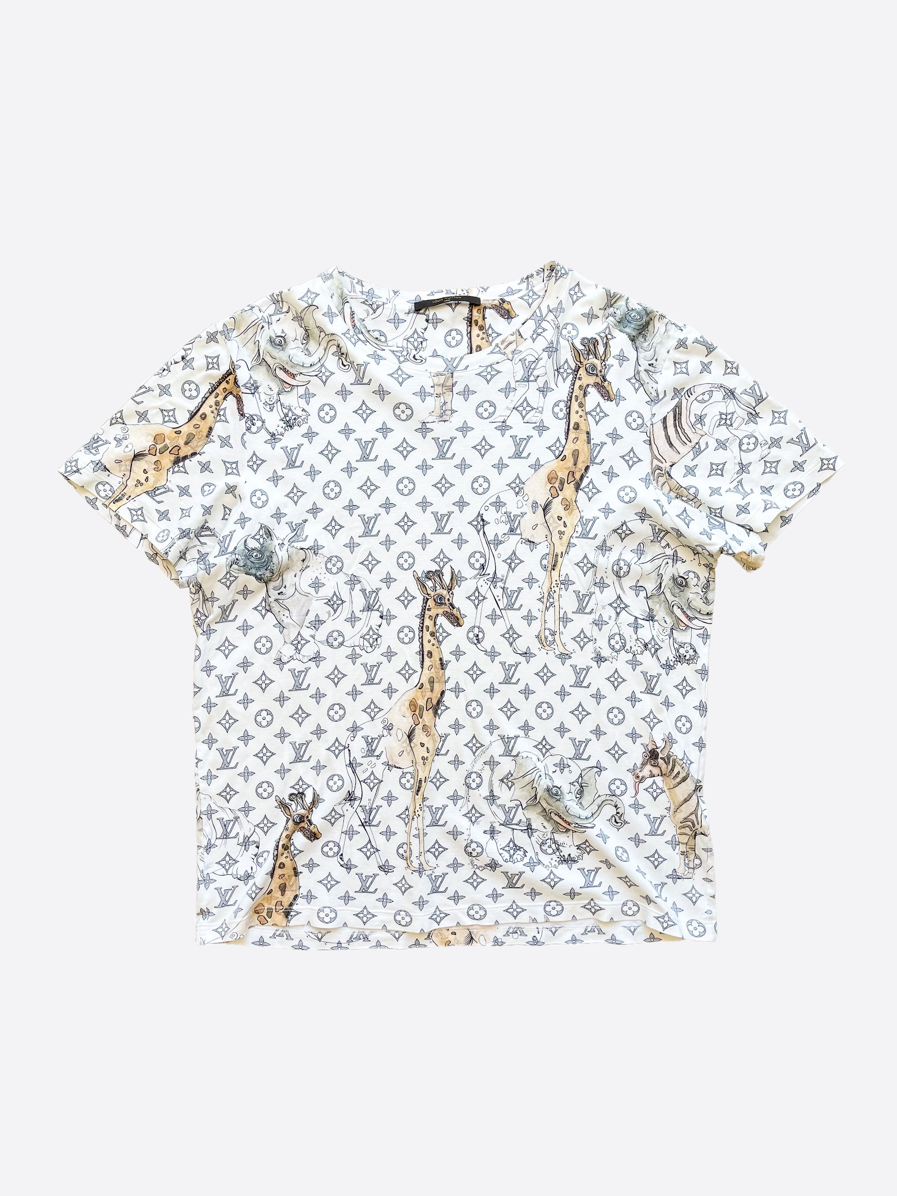 Louis Vuitton Monogram T Shirt White