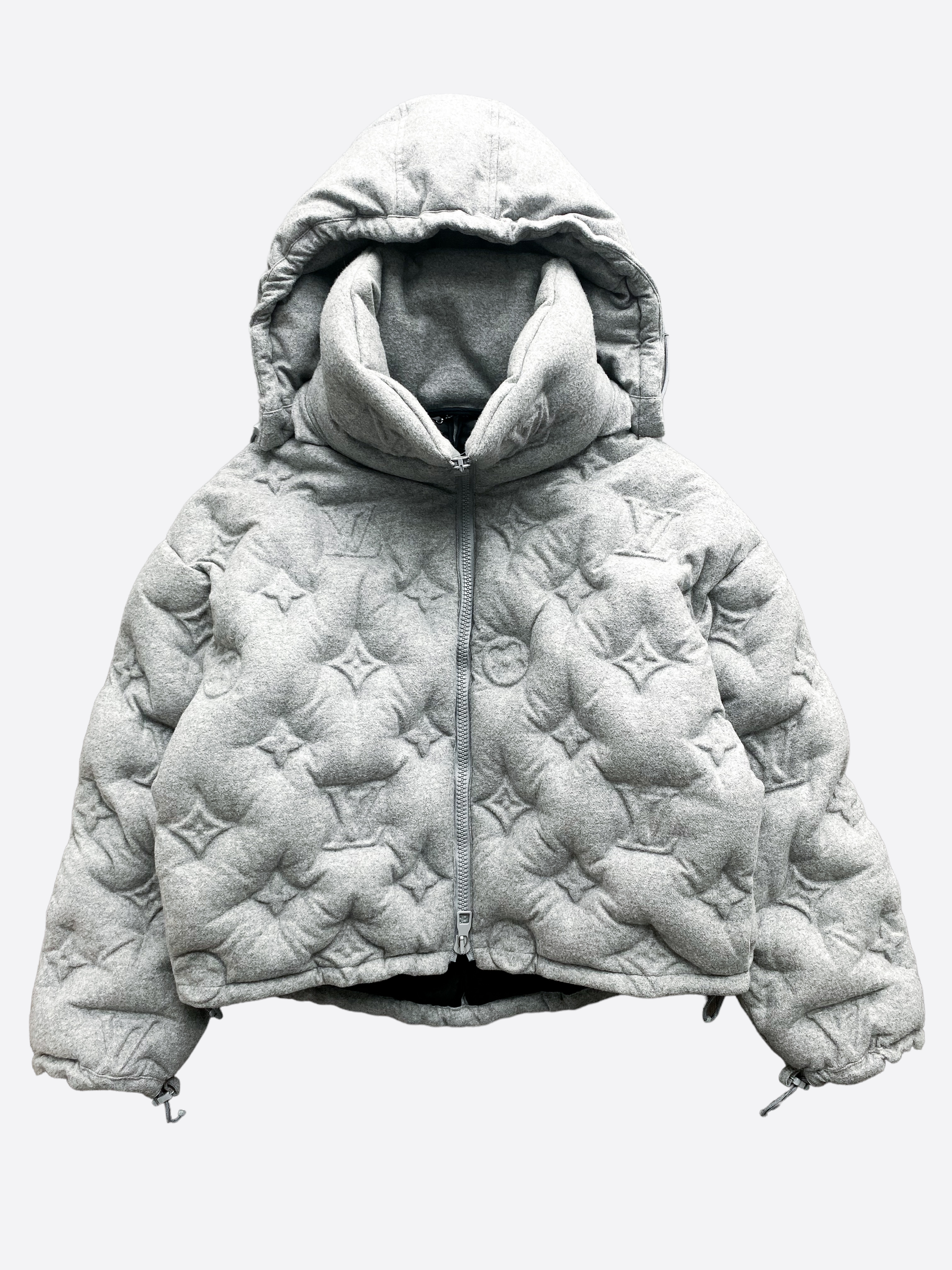 Louis Vuitton Down Jacket Suuuuper Quality Grey  Hoodie fashion, Mens  fashion streetwear, Jackets