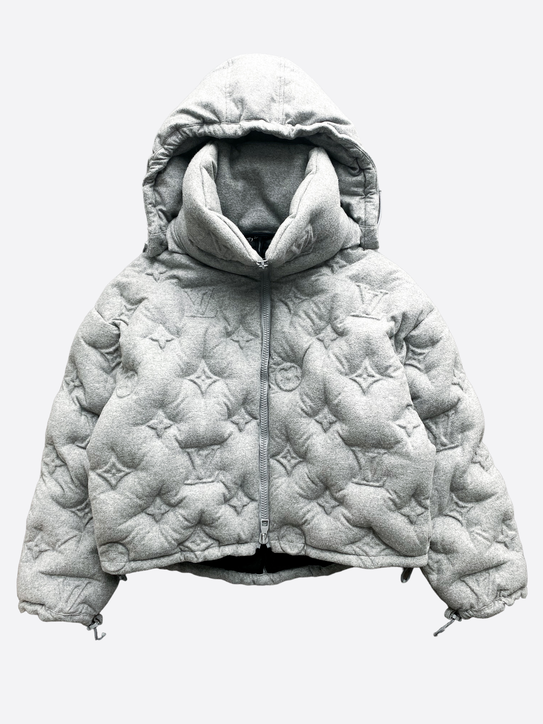 Louis Vuitton Grey Monogram Boyhood Puffer Jacket Savonches