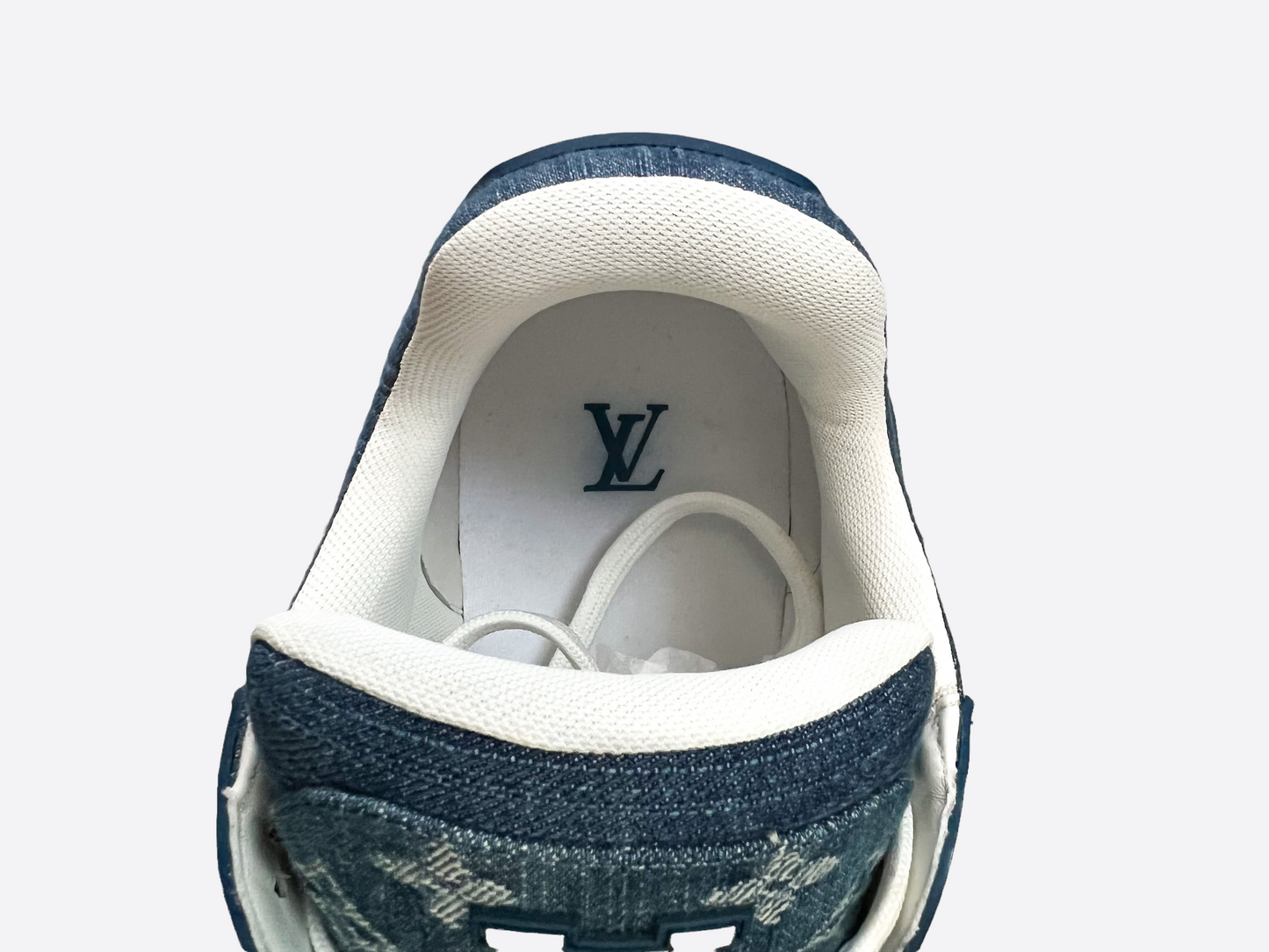 Louis Vuitton Blue Denim Trainers