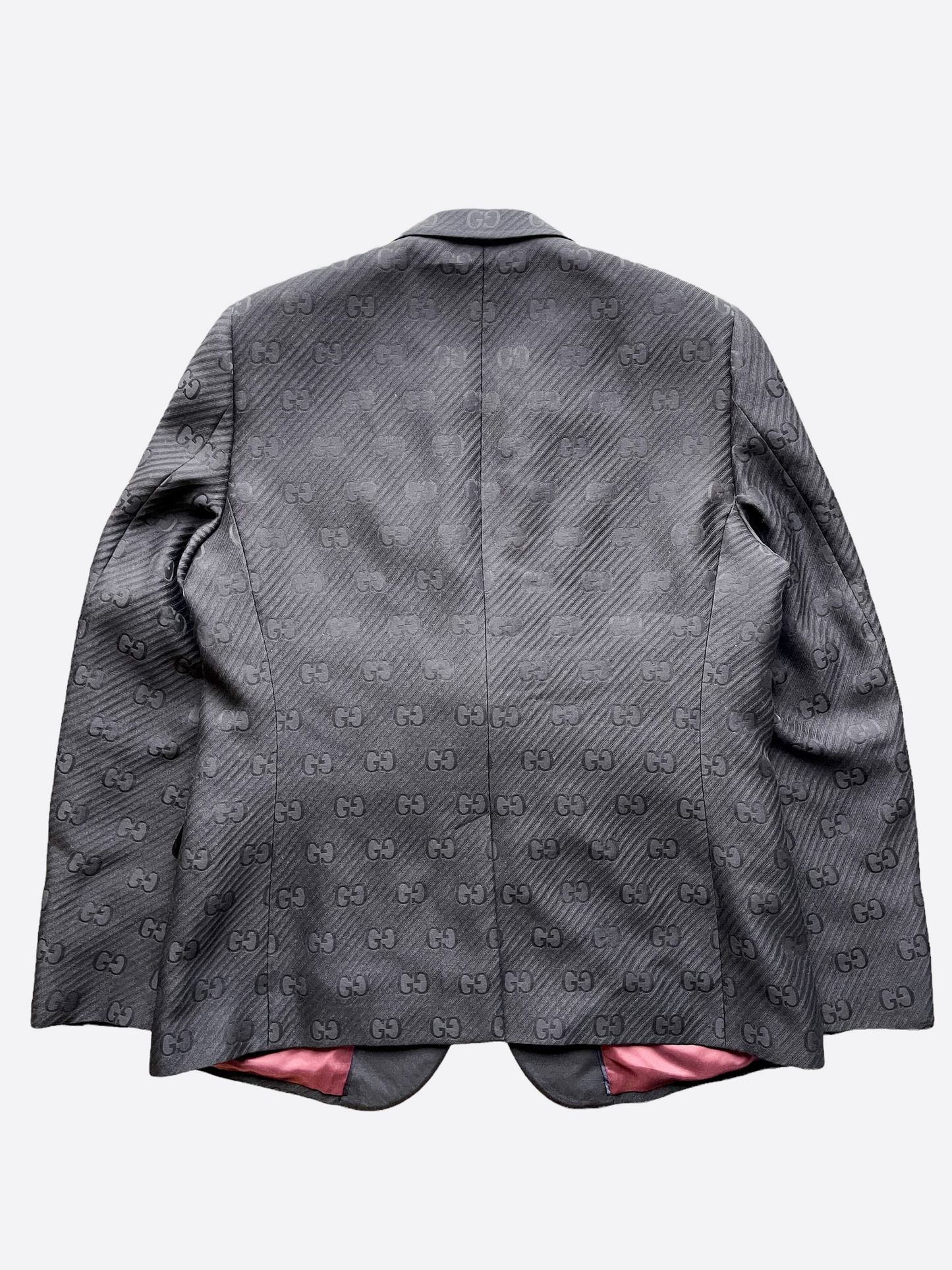 Gucci Black Monogram Blazer