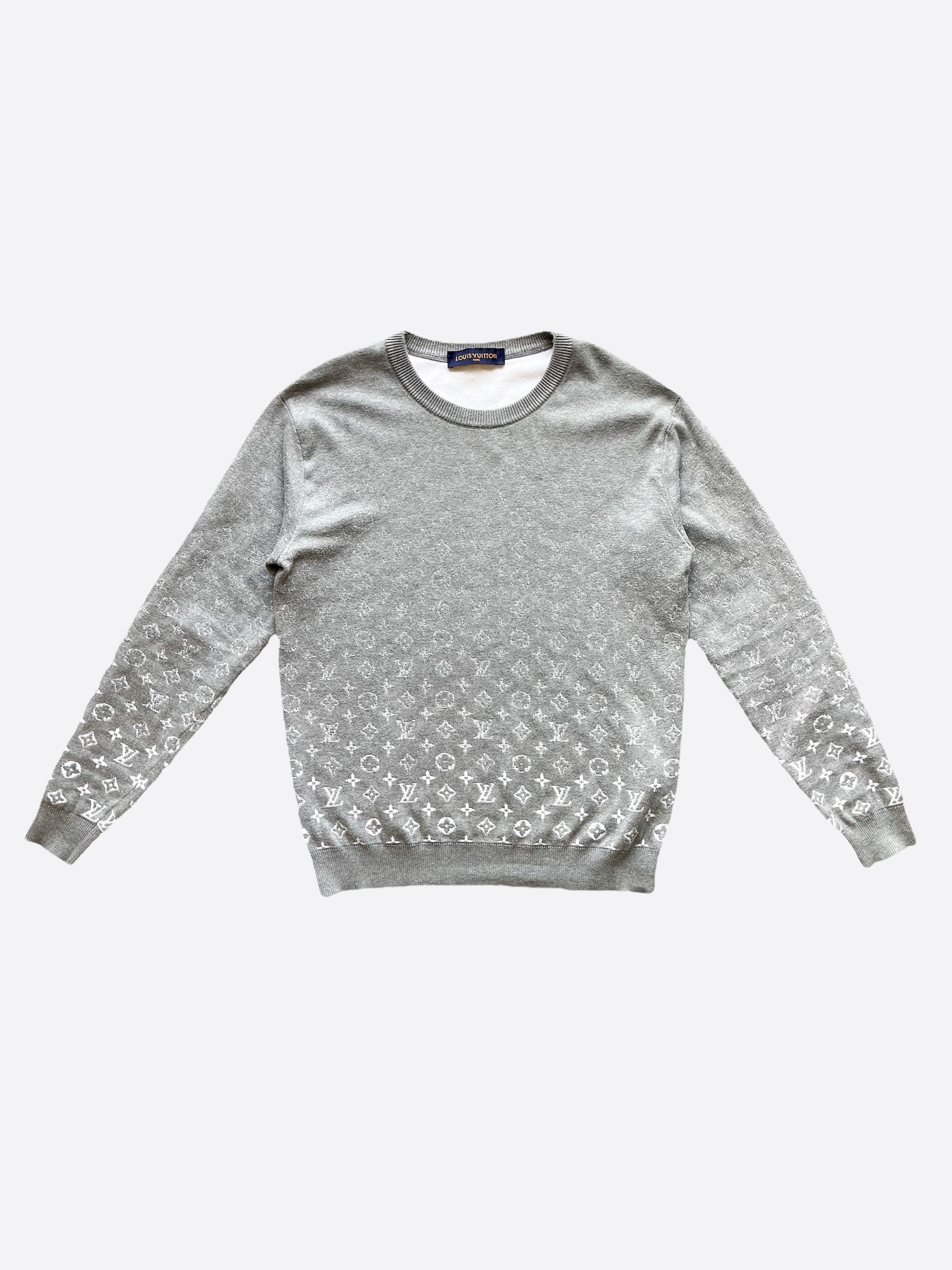 Louis Vuitton Turquoise Monogram Gradient Sweater