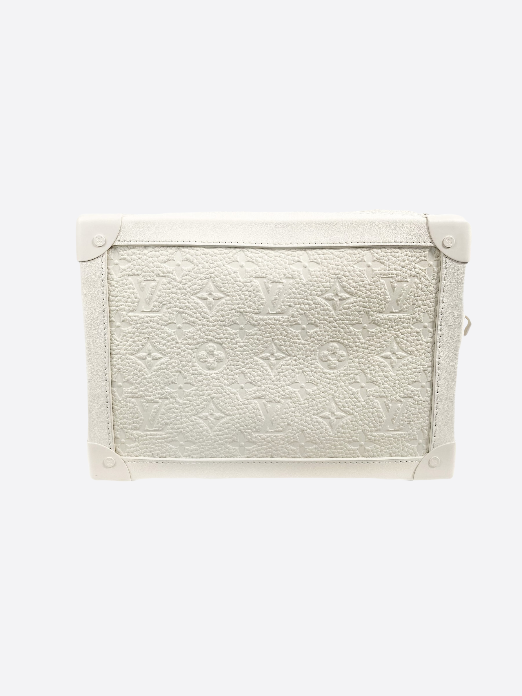 Louis Vuitton Soft Trunk Monogram Powder White