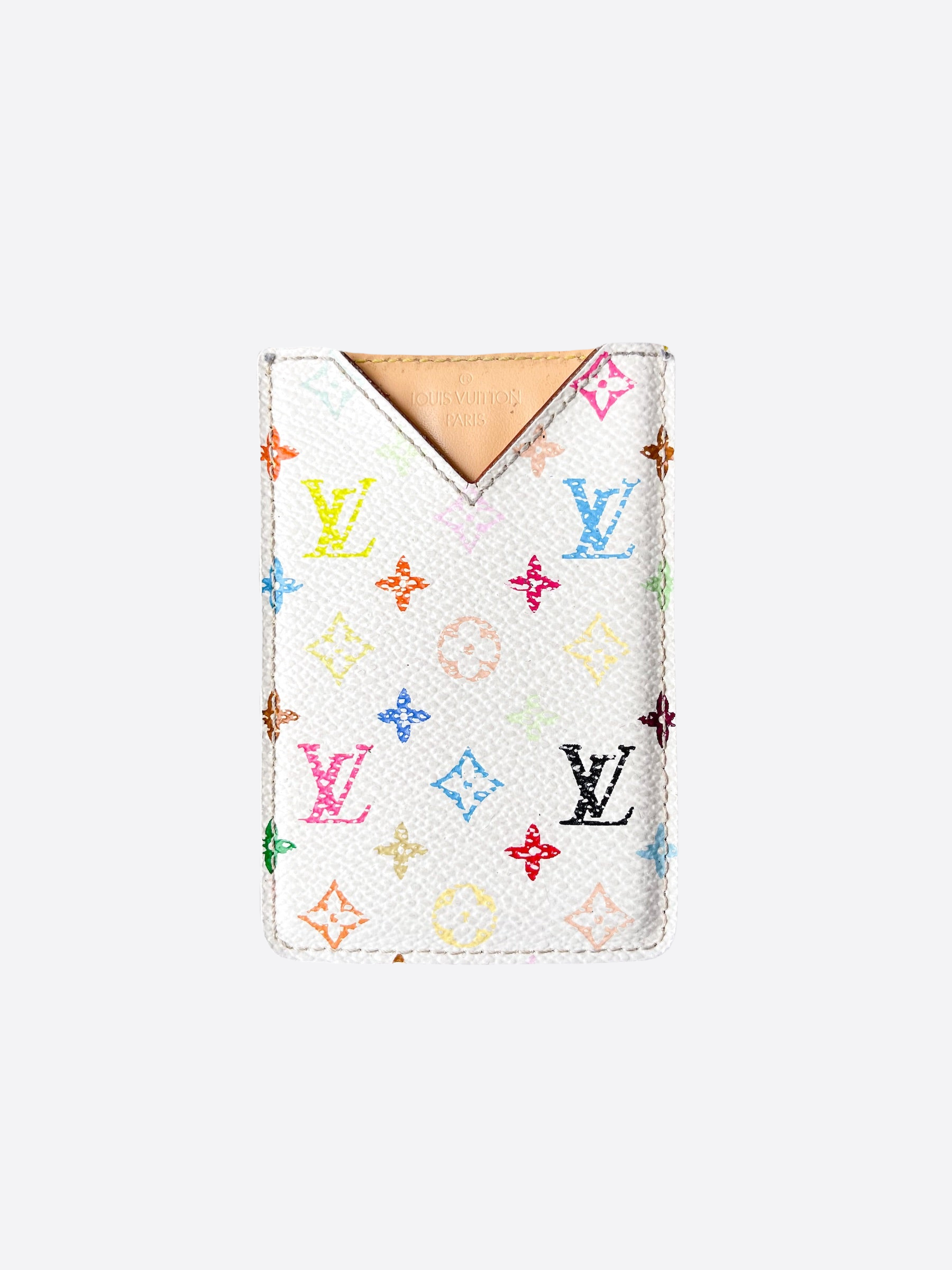Louis Vuitton Takashi Murakami Camo Monogram Passport Cover – Savonches