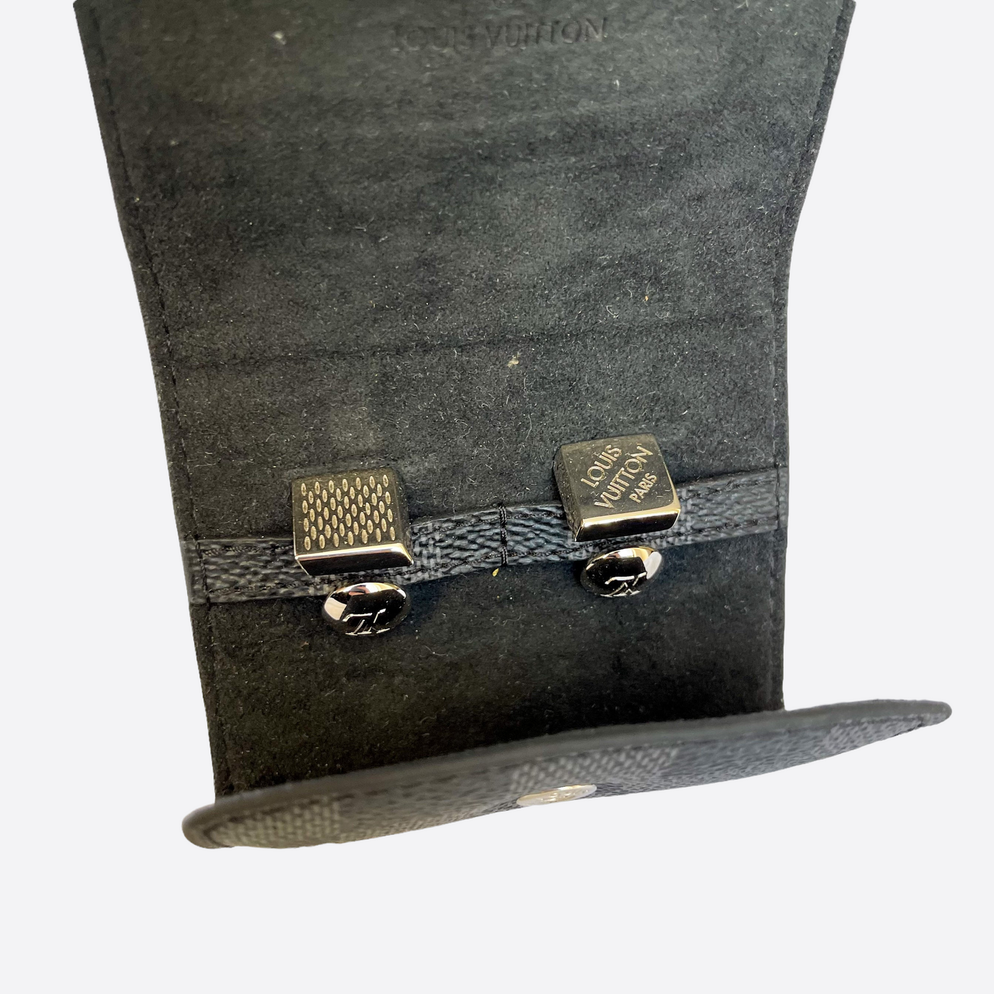 Louis Vuitton Damier Graphite Cufflinks