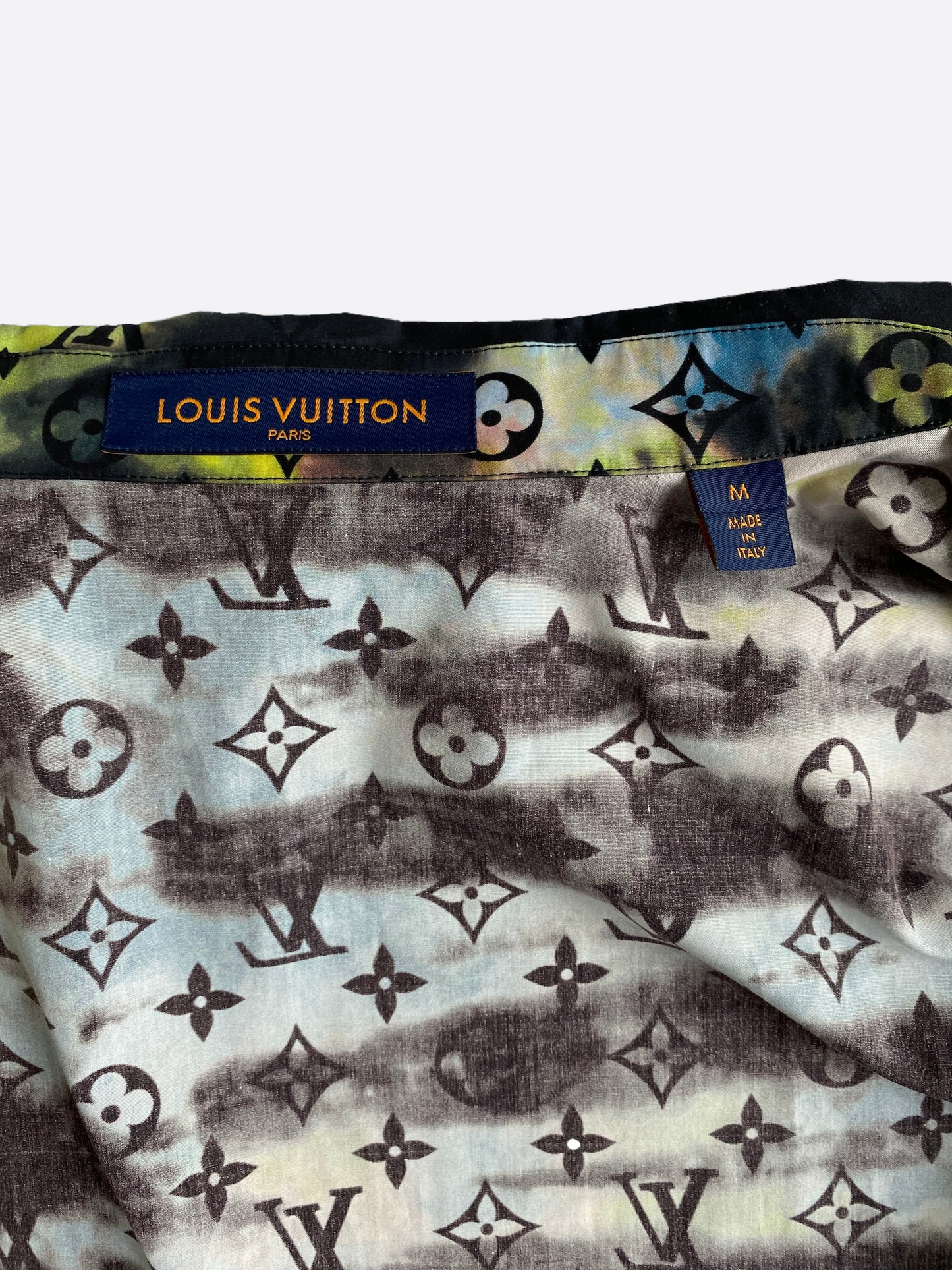 Louis Vuitton Zipped Tie-Dye Monogram Shirt