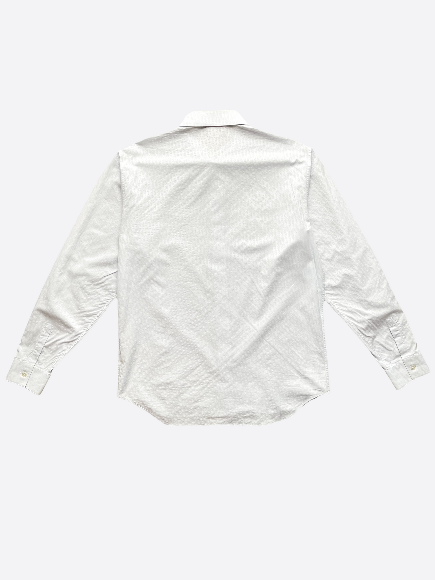 Dior Oblique Light Blue Button Up Shirt