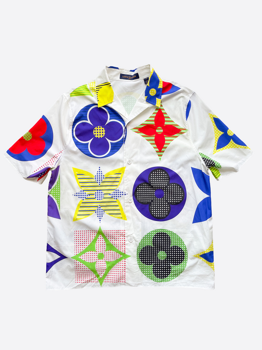 Louis Vuitton Multicolor Monogram Button Up Shirt