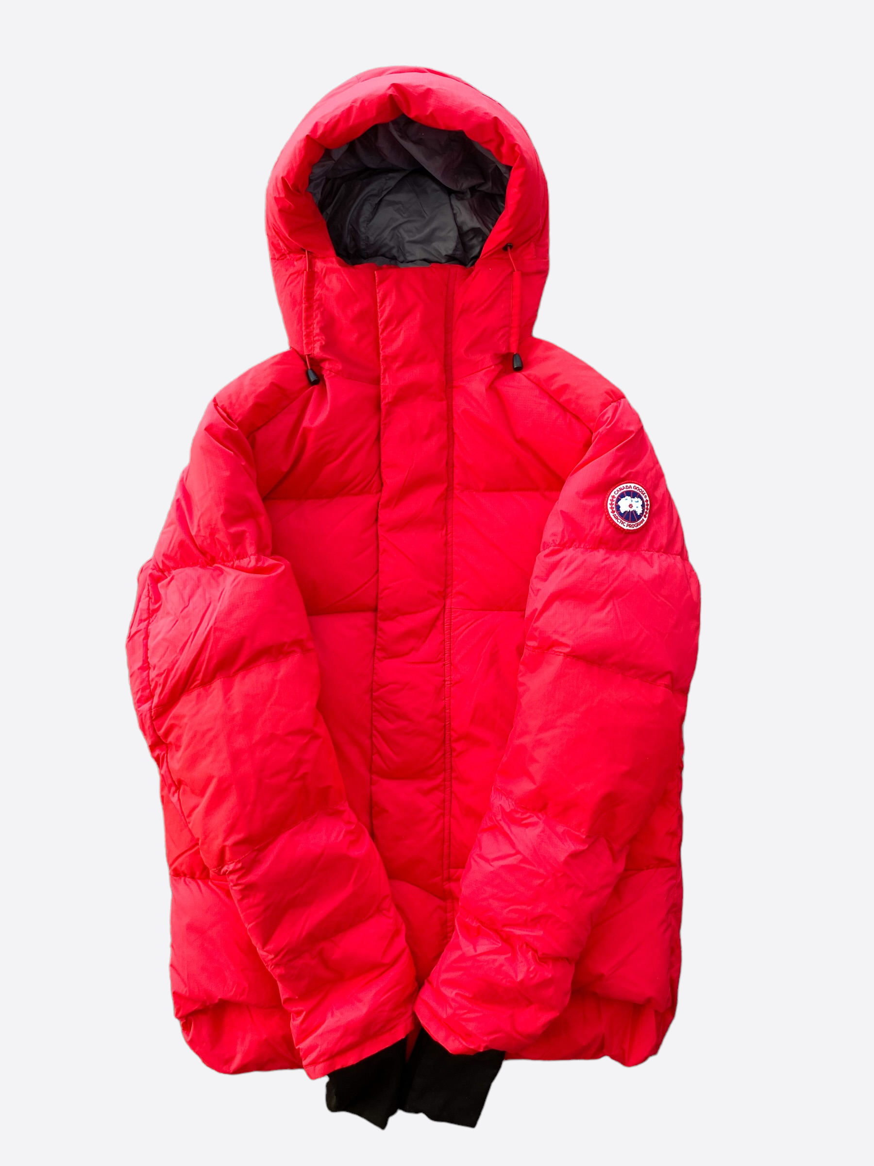 Canada goose hot sale jacket mens red