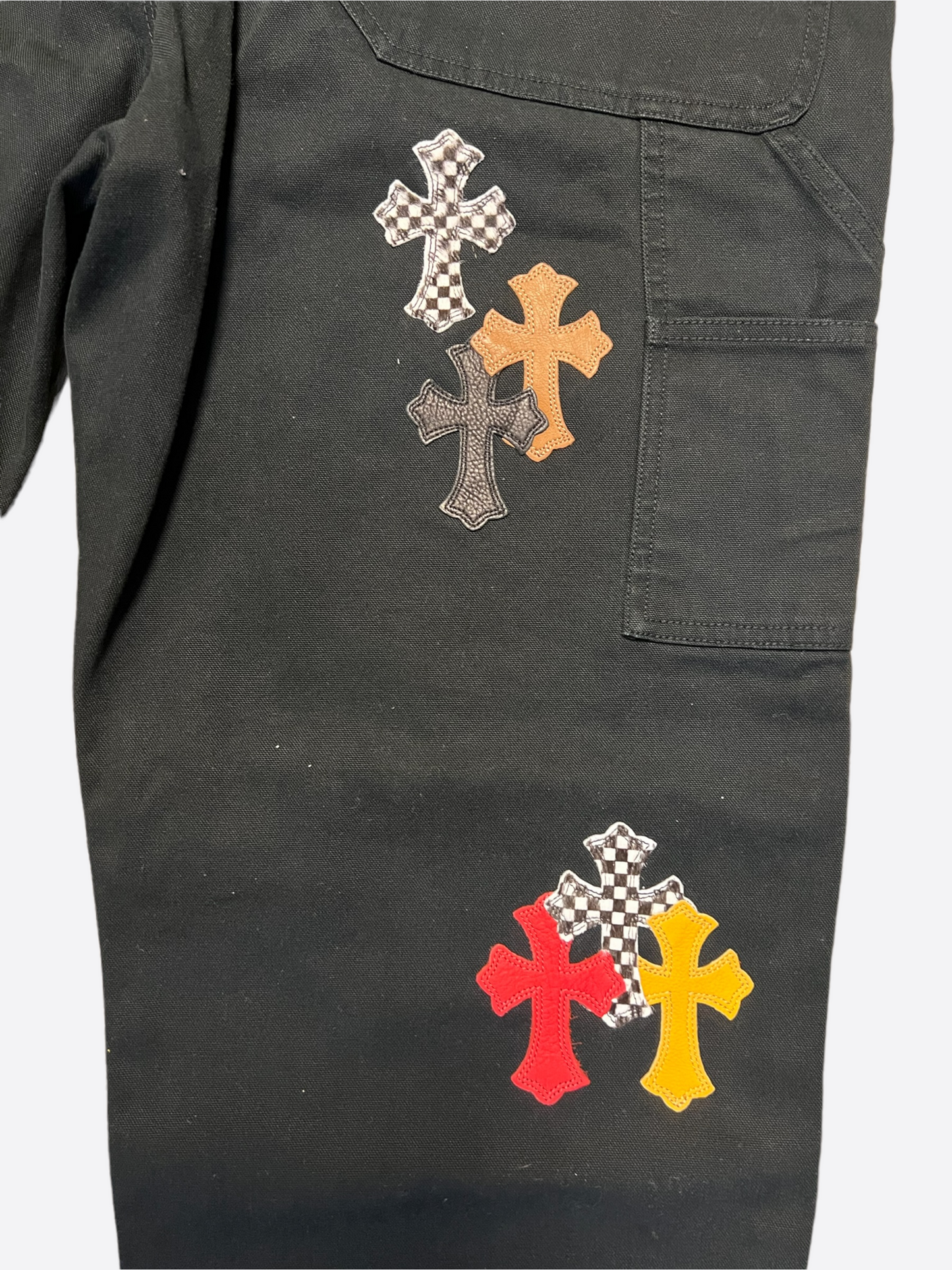 Chrome Hearts 1/1 Carpenter Multicolor Patch Jeans