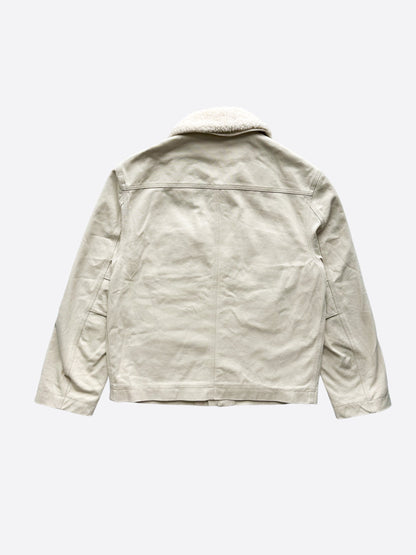 Louis Vuitton Beige Monogram Workwear Sherpa Jacket