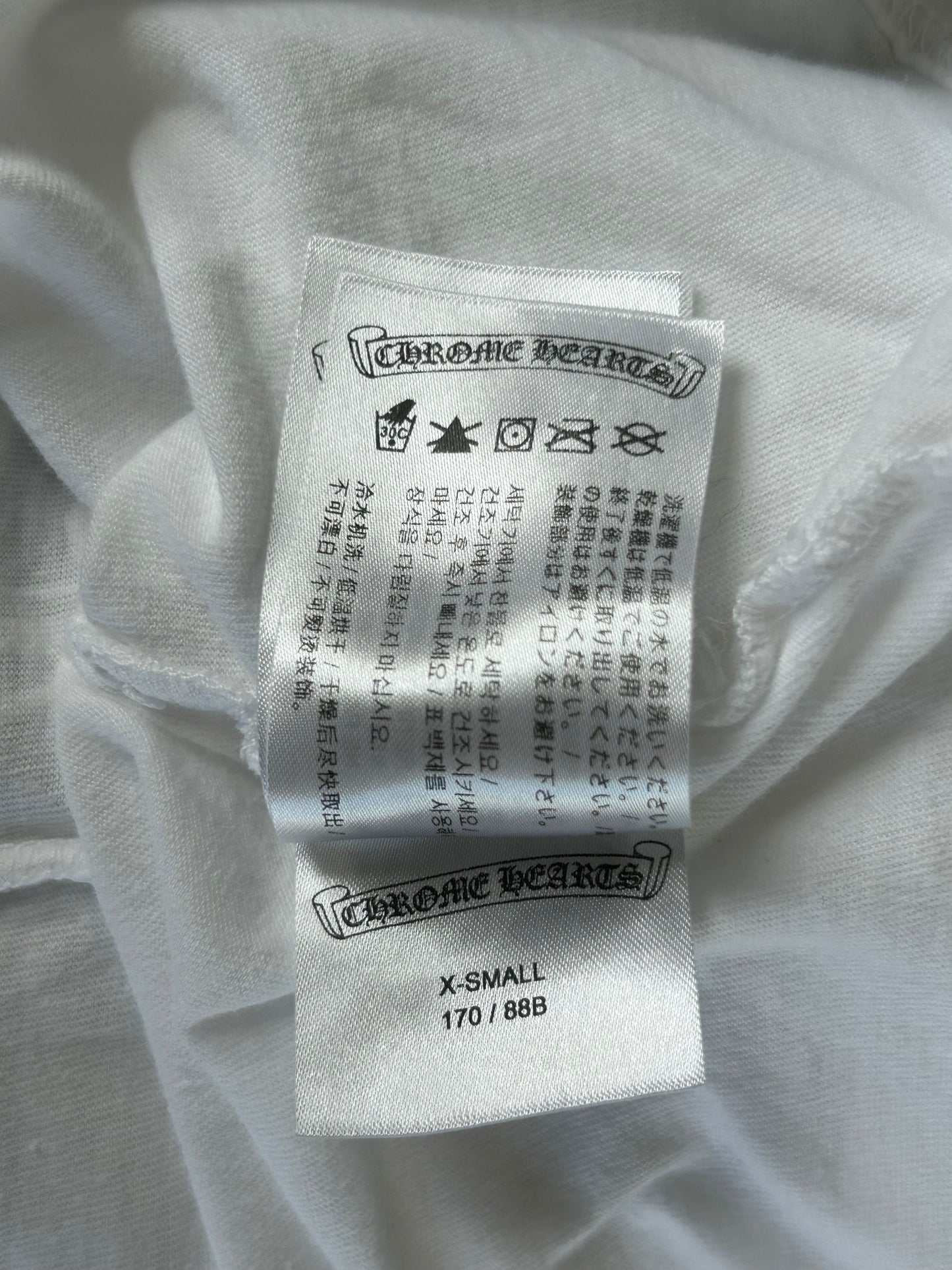Chrome Hearts White St Barth Exclusive Script T-Shirt