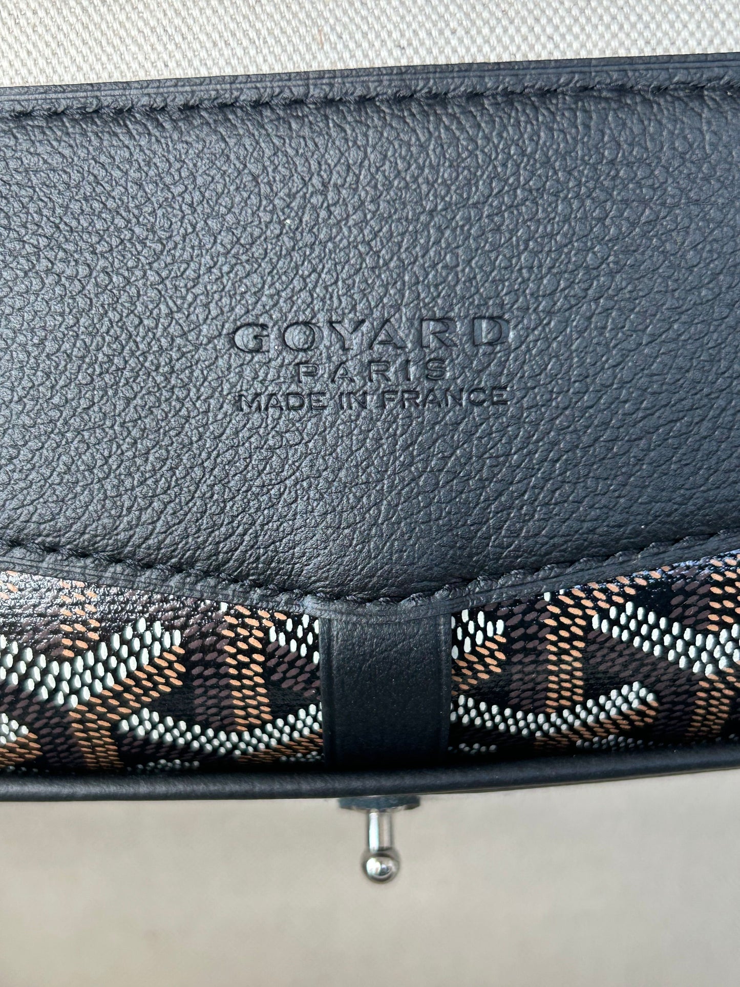Goyard Black Cisalpin Backpack