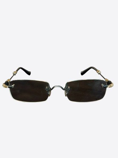 Chrome Hearts Gold Pills III Tinted Glasses