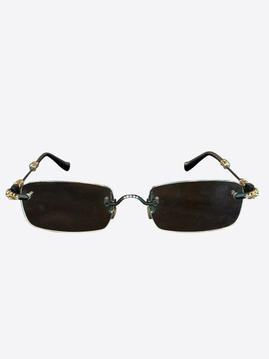 Chrome Hearts Gold Pills III Tinted Glasses