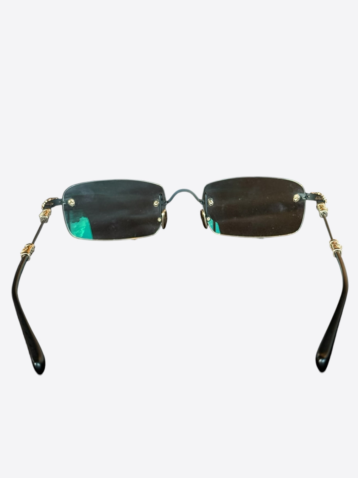 Chrome Hearts Gold Pills III Tinted Glasses