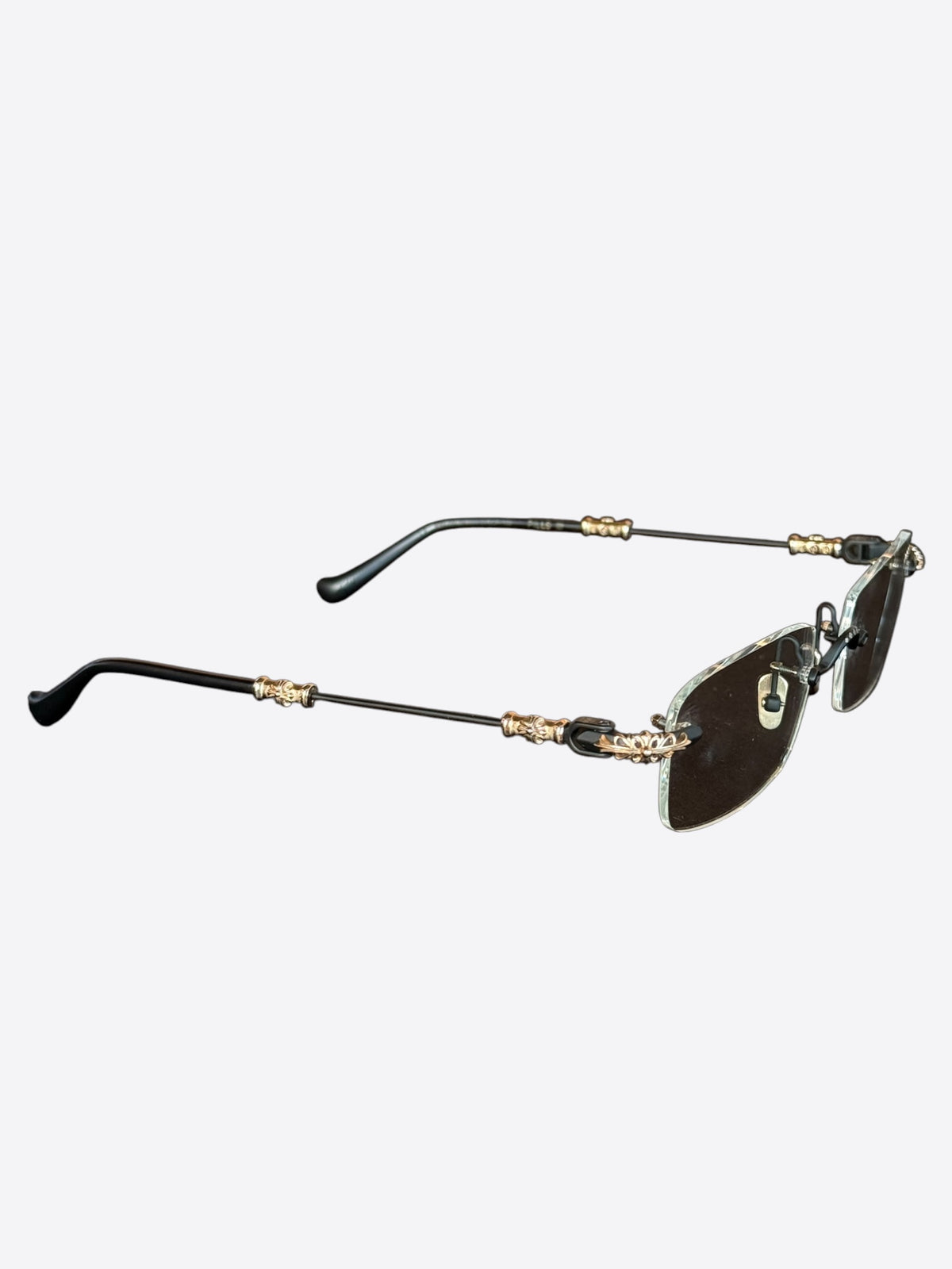 Chrome Hearts Gold Pills III Tinted Glasses