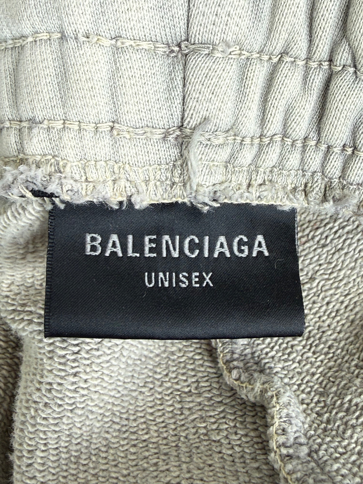 Balenciaga Beige & Black Tattoo Graphic Sweatpants