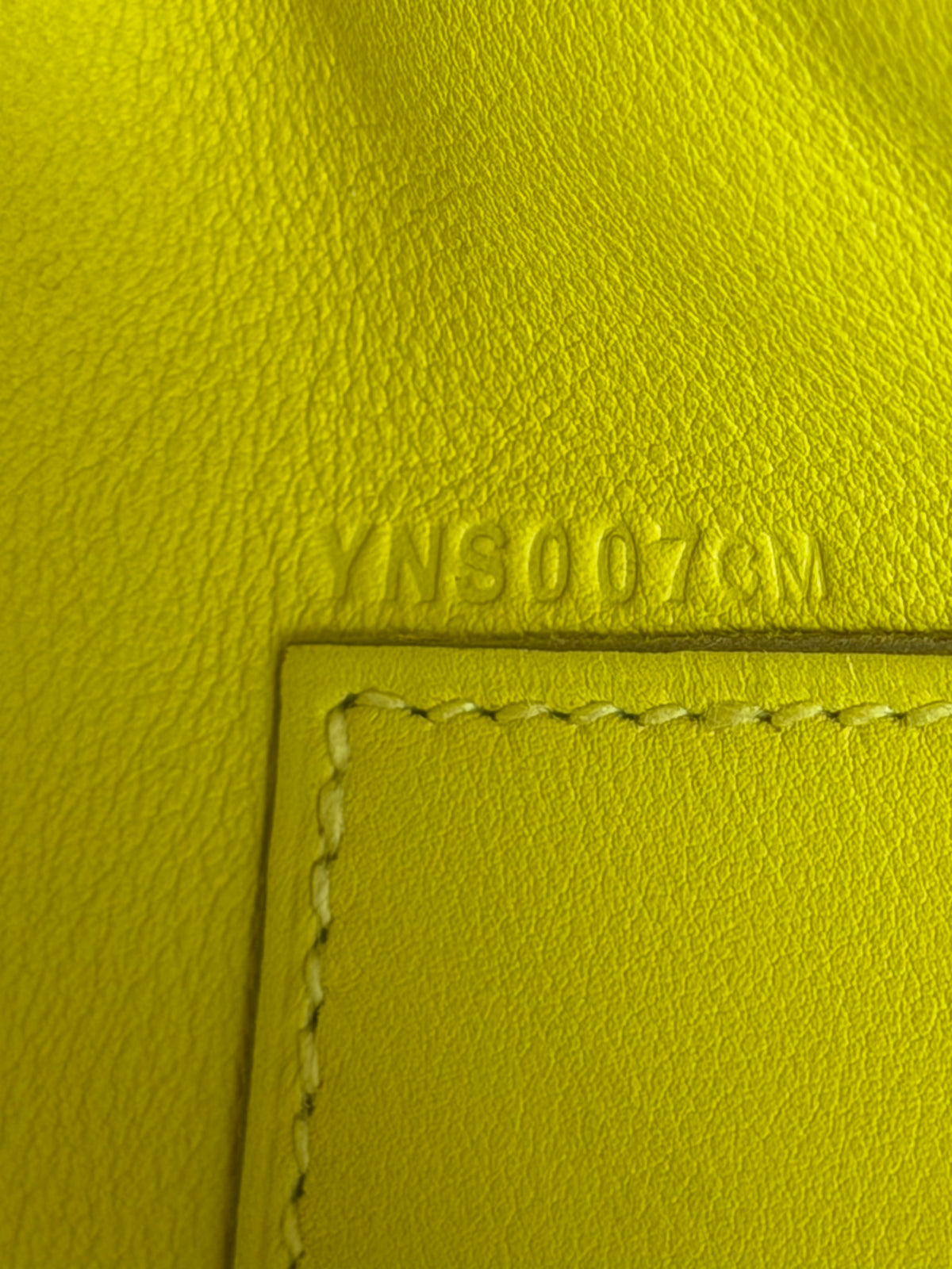 Hermes Lime Swift & Gold Hardware Kelly Pochette