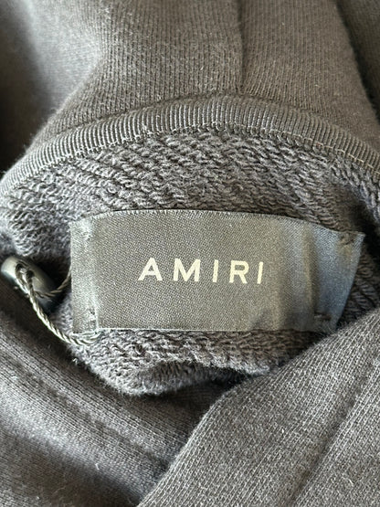 Amiri Black & Lime MA Logo Hoodie