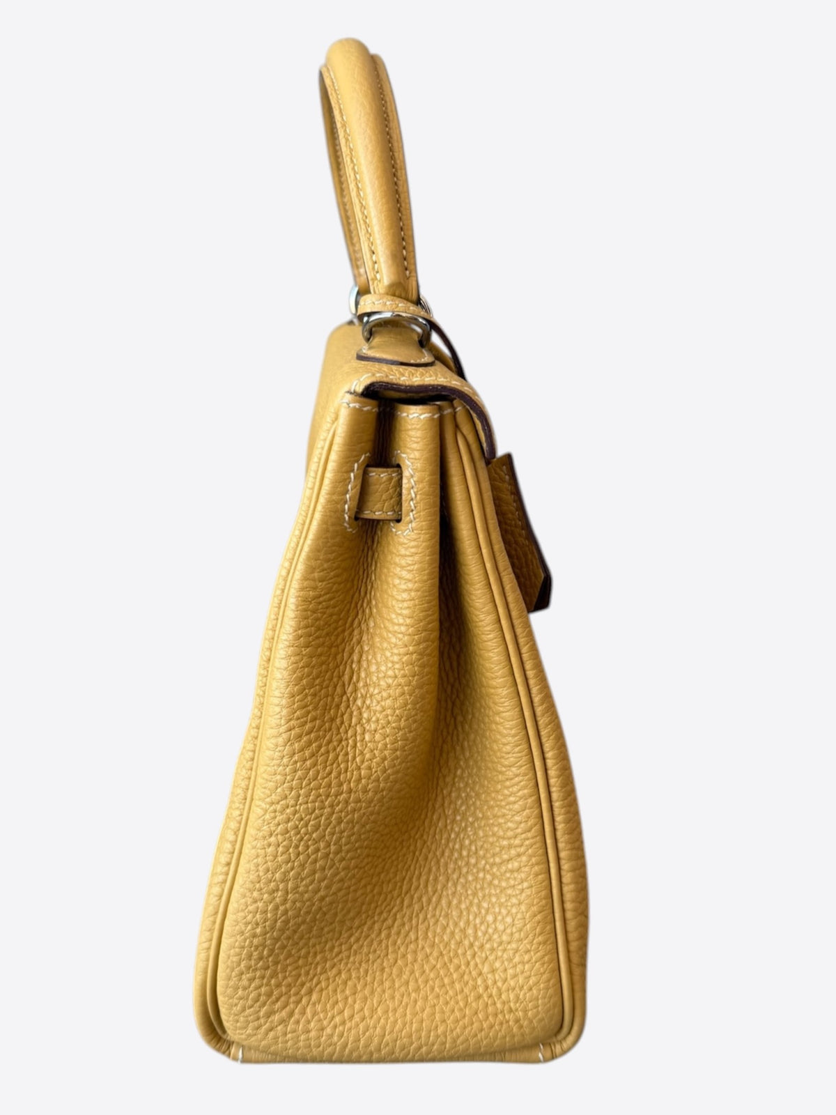 Hermes Jaune Ambre Togo & Palladium Hardware Kelly 25