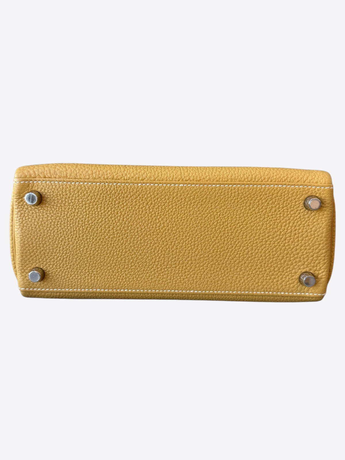 Hermes Jaune Ambre Togo & Palladium Hardware Kelly 25