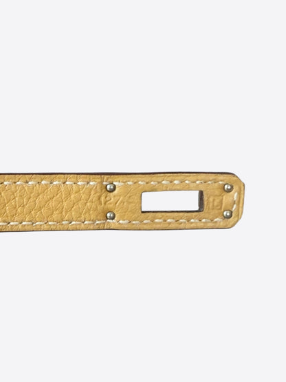Hermes Jaune Ambre Togo & Palladium Hardware Kelly 25