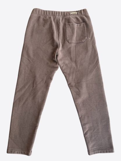Chrome Hearts Brown & White Embroidered Slo Ride Sweatpants