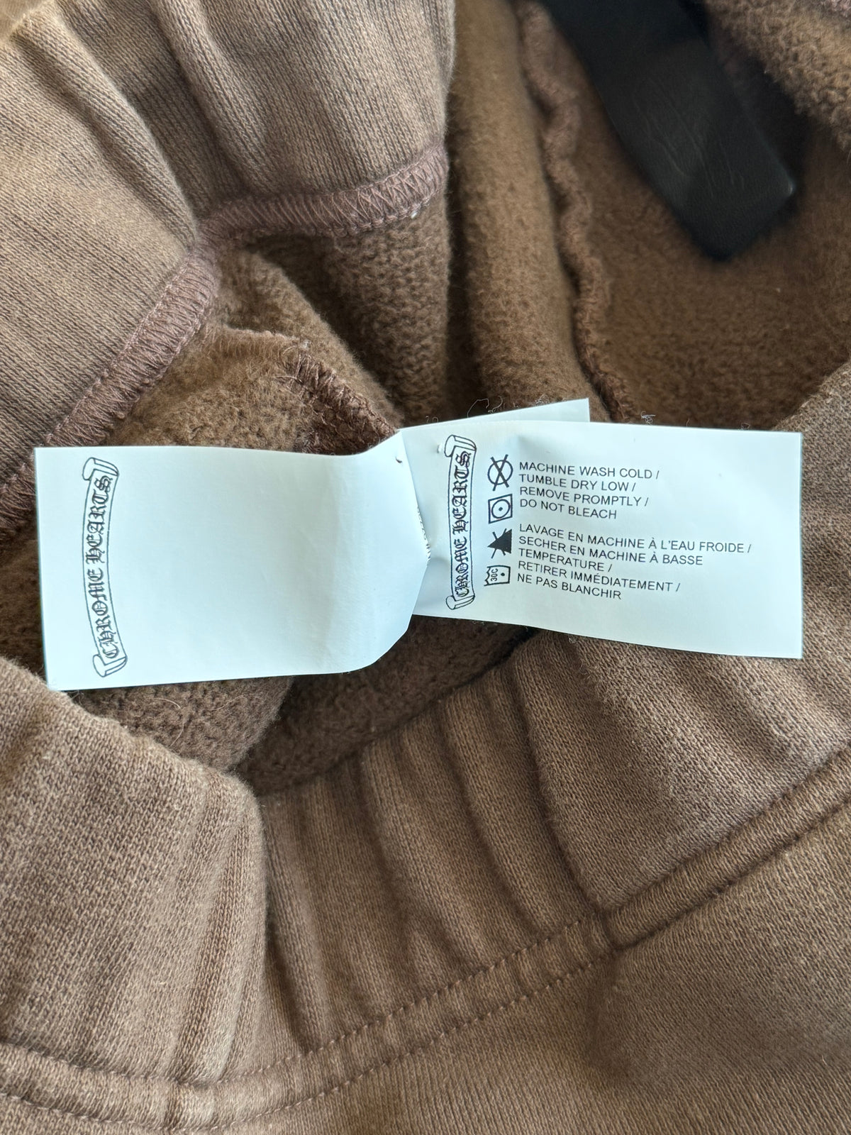 Chrome Hearts Brown & White Embroidered Slo Ride Sweatpants