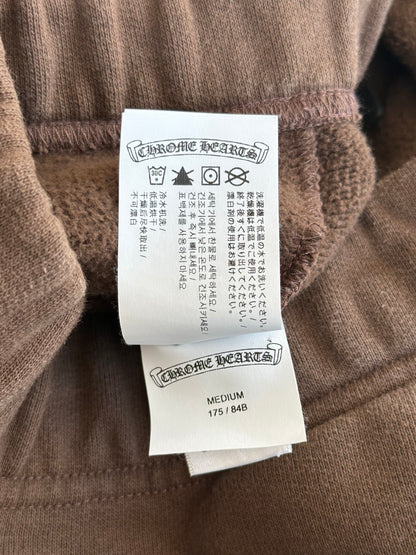 Chrome Hearts Brown & White Embroidered Slo Ride Sweatpants