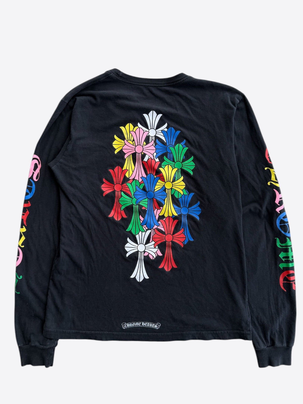 Chrome Hearts Black & Multicolor Cross Longsleeve T-Shirt